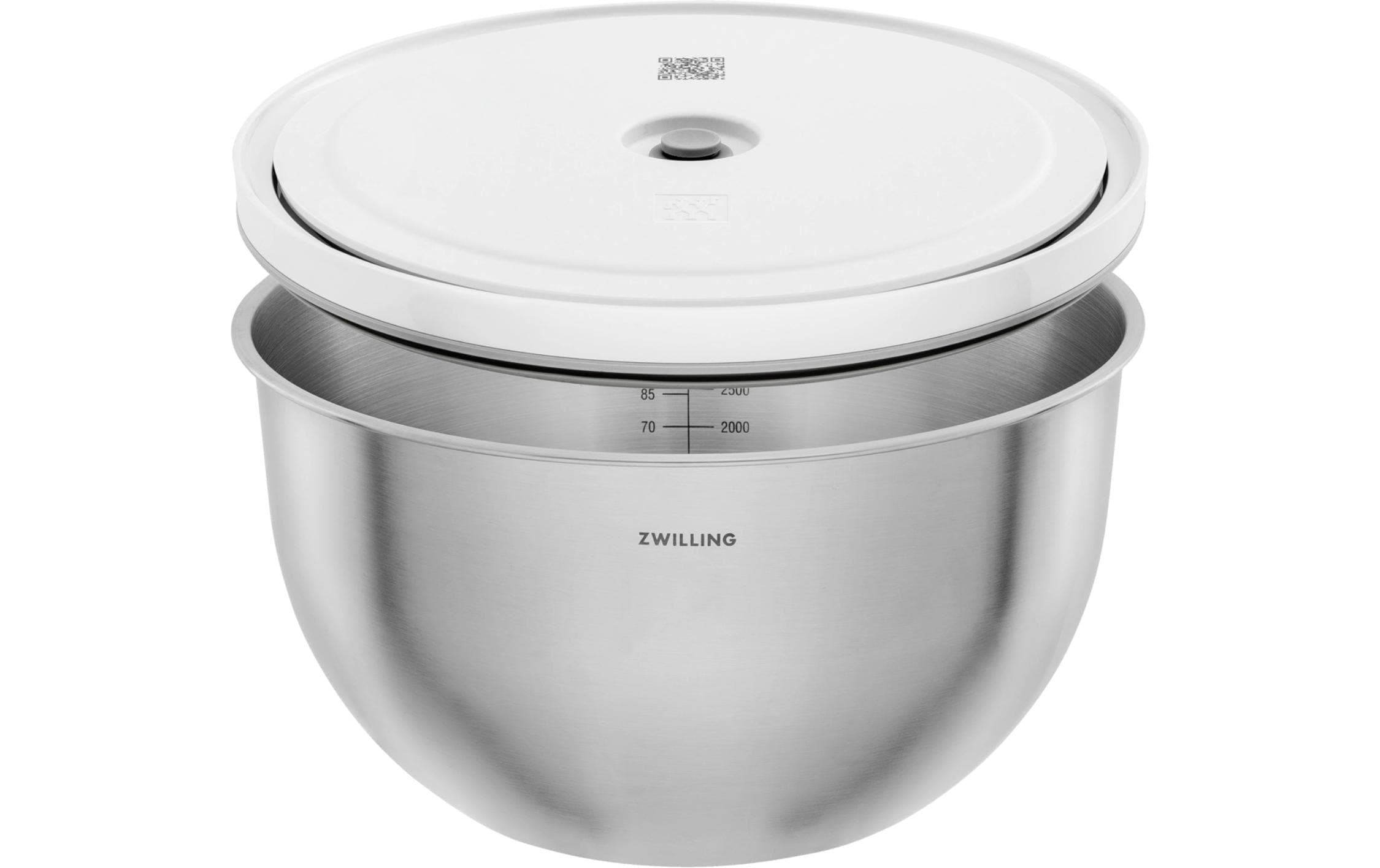 Zwilling Bol »Fresh & Save BOWLS« 2 Vakuumschüssel L / 24 cm, Edelstahl