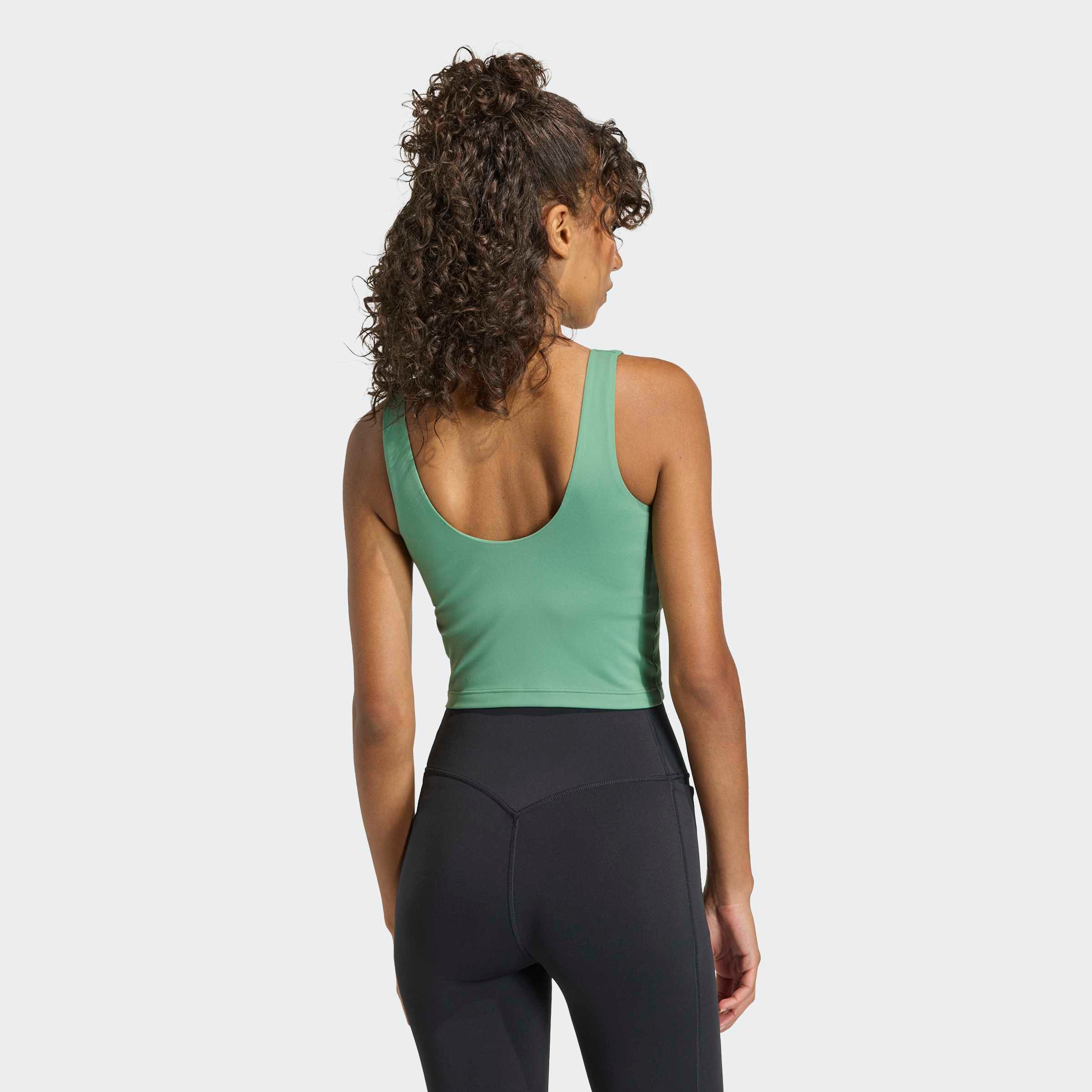 adidas Performance Débardeur »3-STREIFEN STUDIO ALL ME, LEICHT STÜTZEND«