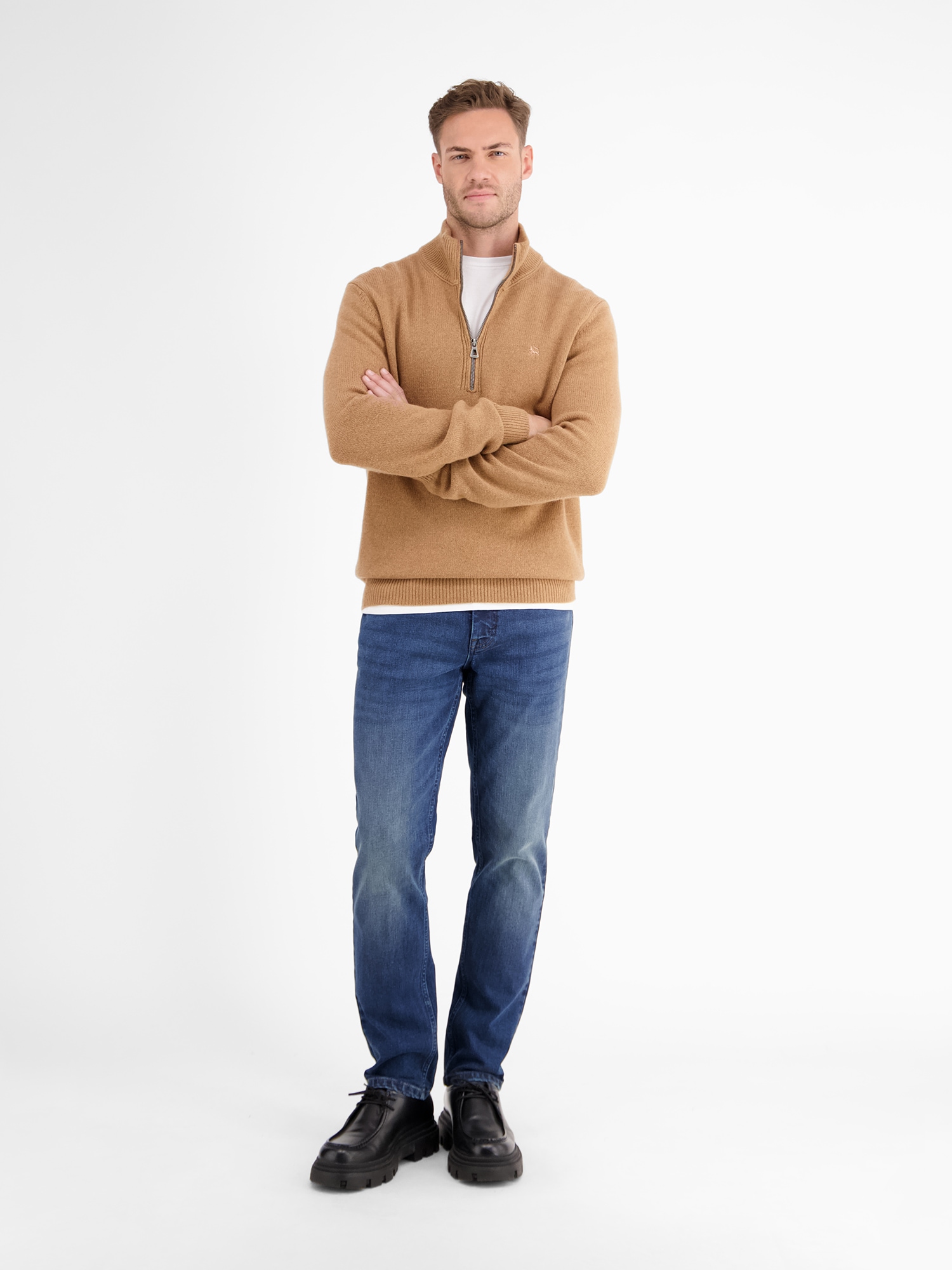 LERROS Jeans Relax-fit »Baxter Relaxed Fit Jeans – Bequemer Stretch 5‑Pocket Denim« Bequeme Stretch-Jeans - pflegeleicht, ideal für Alltag & Freizeit