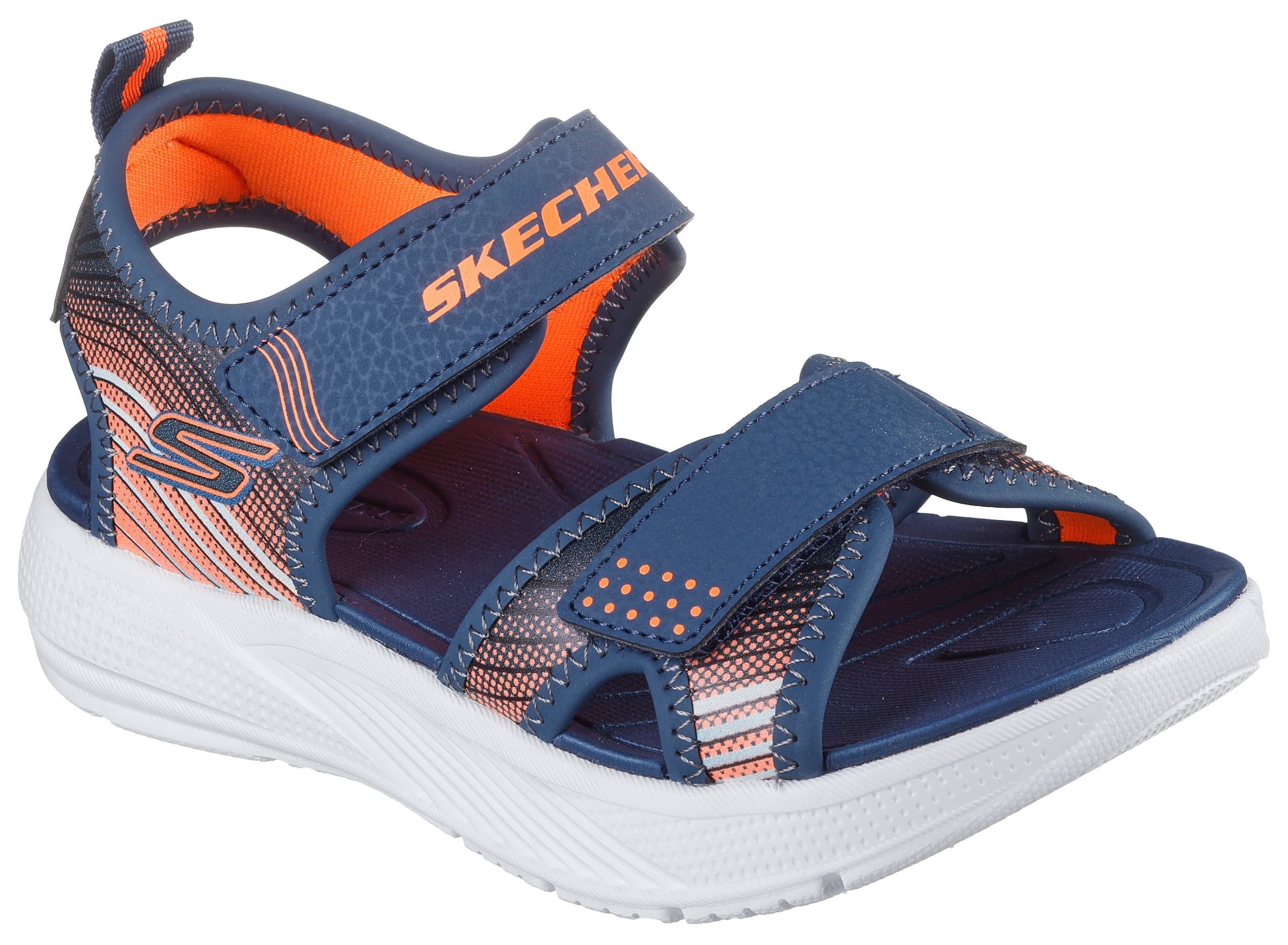 Skechers Sandale »MICROSPEC-SPLASH«  , leichte Sandale mit Klettverschluss, Grössenschablone zum Download