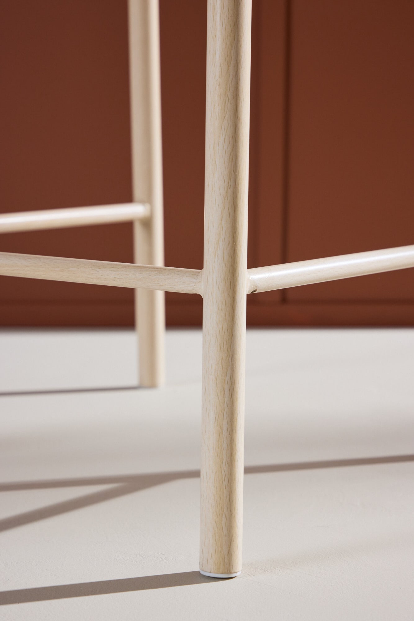 Venture Home Tabouret de bar »Polly, Barhocker mit Rückenlehne und geflochtenem Seilsitz, 120 kg« 1 cuis tlg. Tabouret de bar, rotin, cadre en acier, corde tressée, clair
