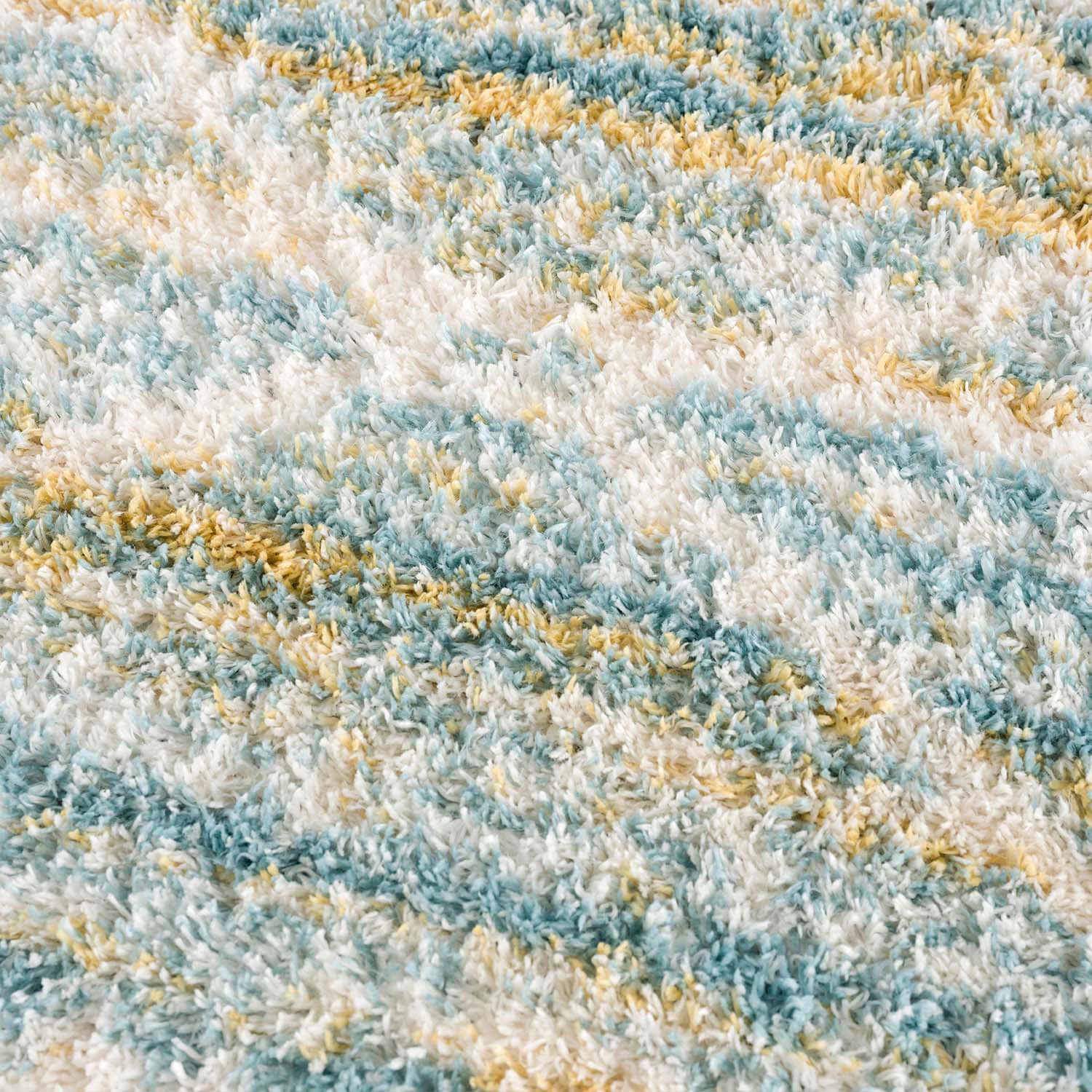 Carpet City Hochflor-Teppich »Pulpy 557« rechteckig 30 mm Höhe besonders weich, Ethno Look, ideal für Wohnzimmer & Schlafzimmer