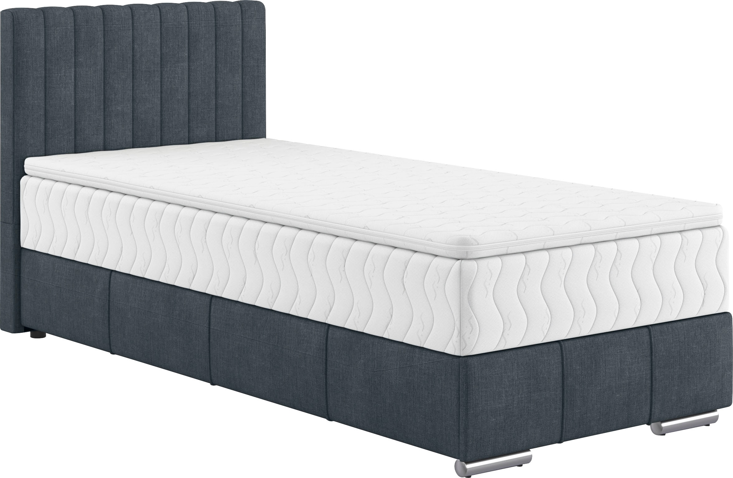 INOSIGN Boxbett »Thor mit Bettkasten, inkl. Matratze, Topseller« Topper und Zierkissen, in verschiedenen Härtegraden verfügbar