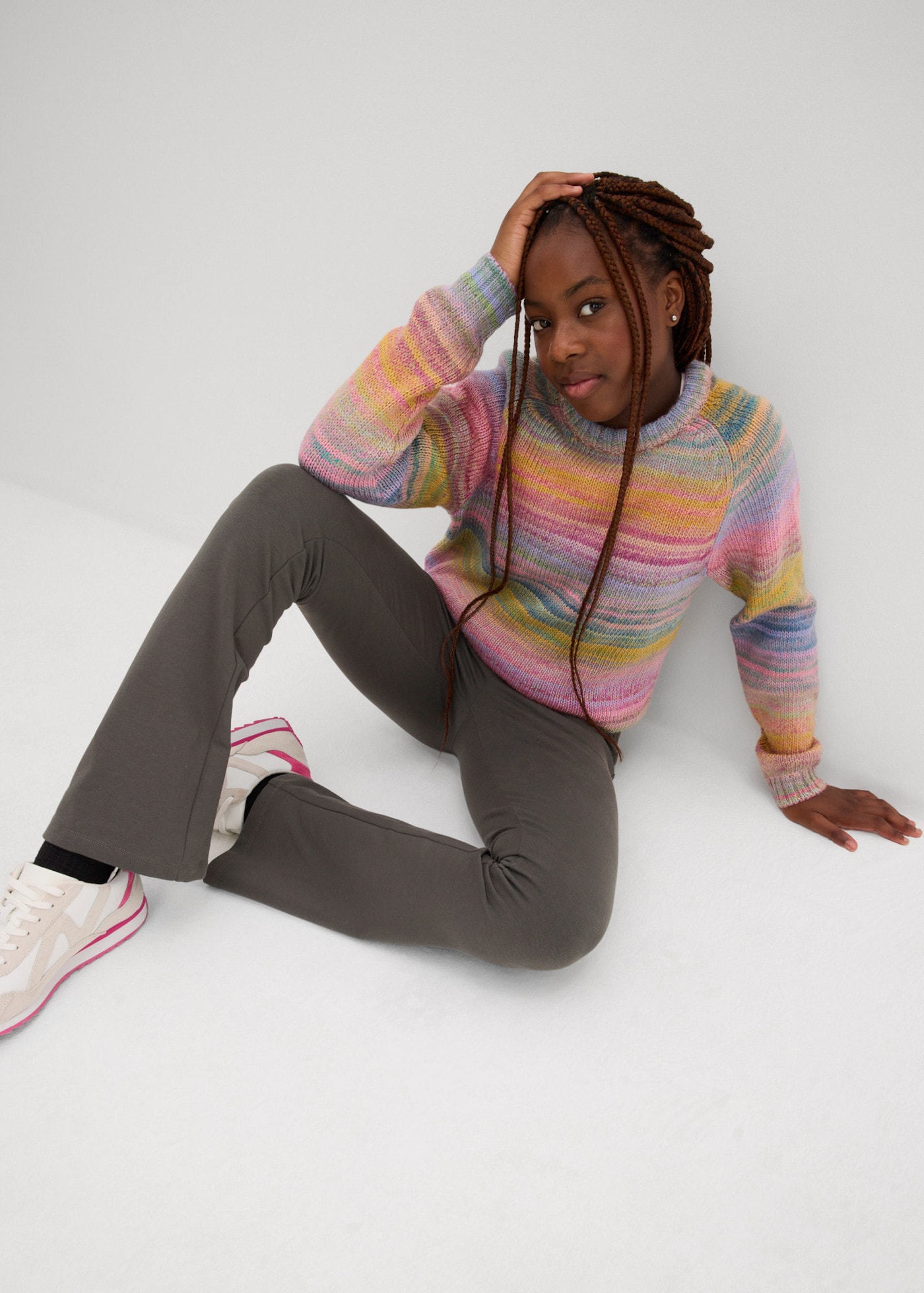 bonprix Leggings thermiques  style bootcut, avec taille élastique, coupe étroite des cuisses