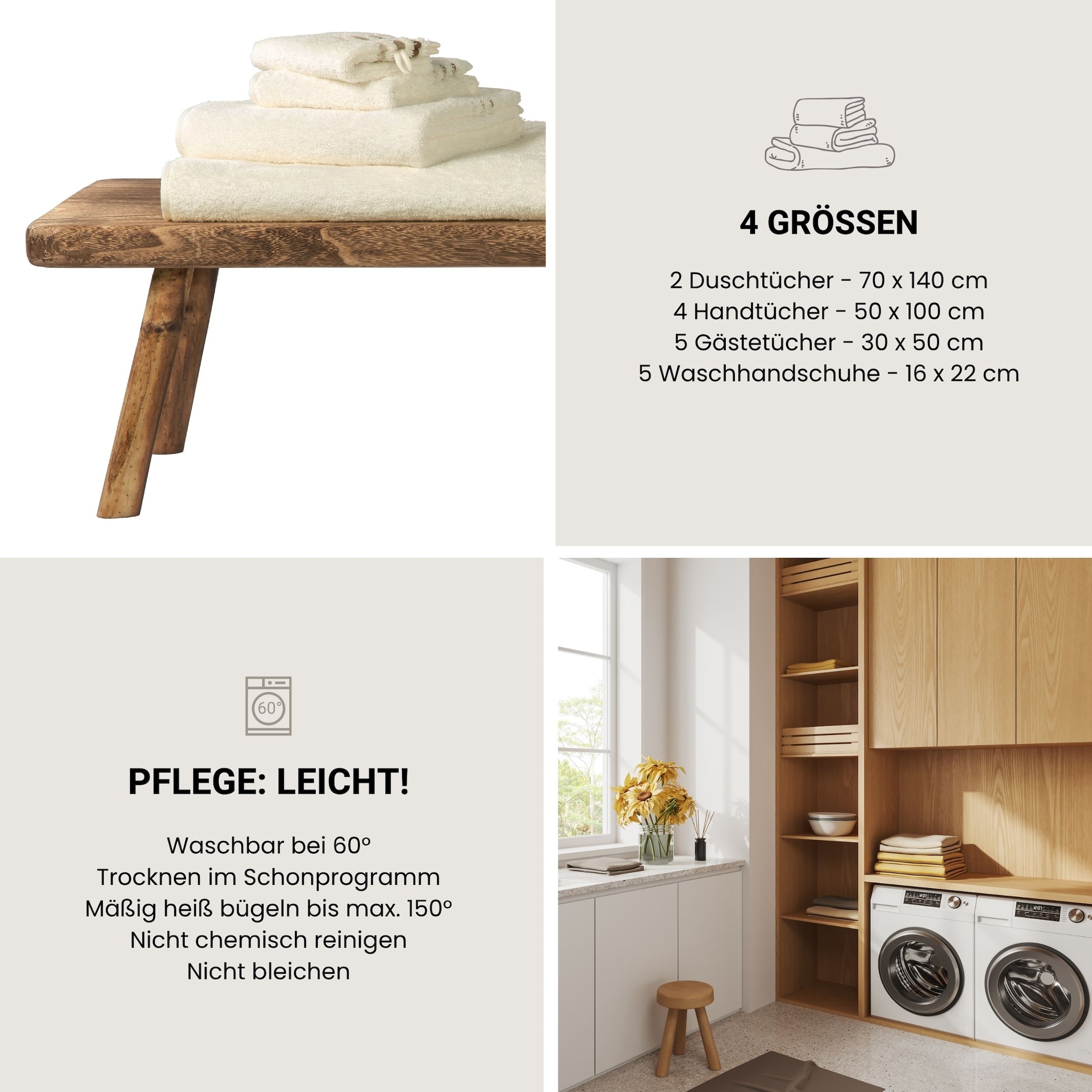 Schiesser Gaestehandtuecher »Skyline Color aus 100 % Baumwolle mit eleganter Streifenbordüre« OEKO-TEX® MADE IN GREEN