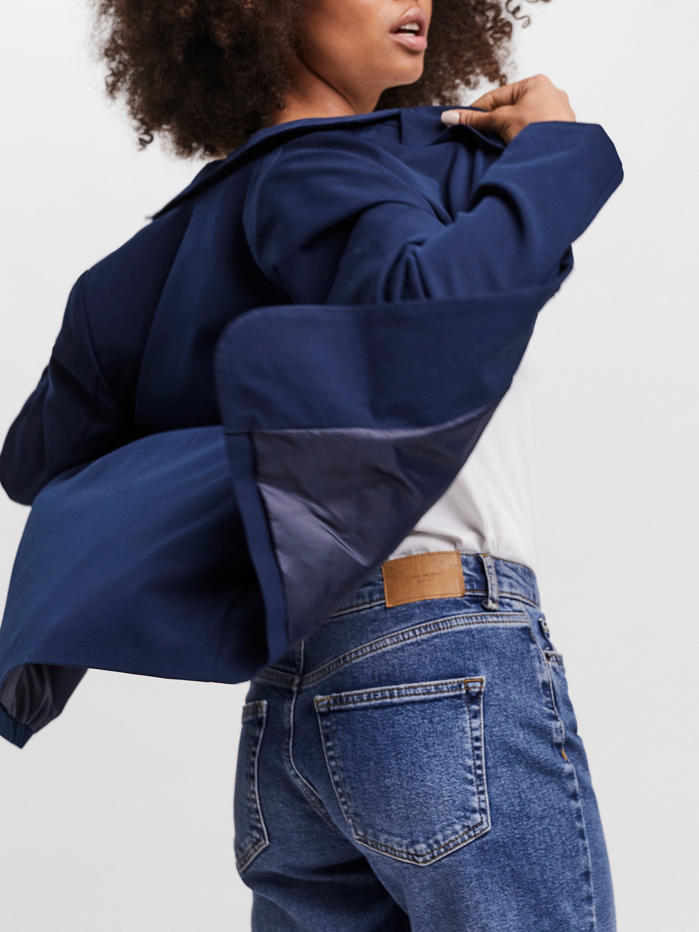 Vero Moda Blazer long »VMZELDA LS LOOSE BLAZER NOOS« lässige Form, 1-Knopf Verschluss