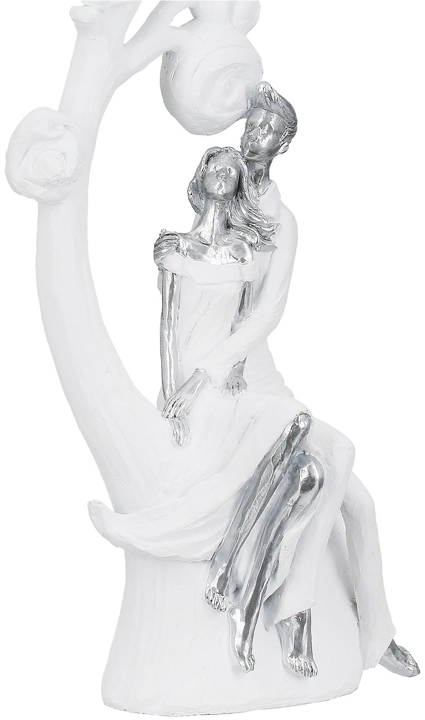 Casablanca by Gilde Figurine de décoration »Figur Paar; Baum Tree of love weiss H. 39,5 cm«
