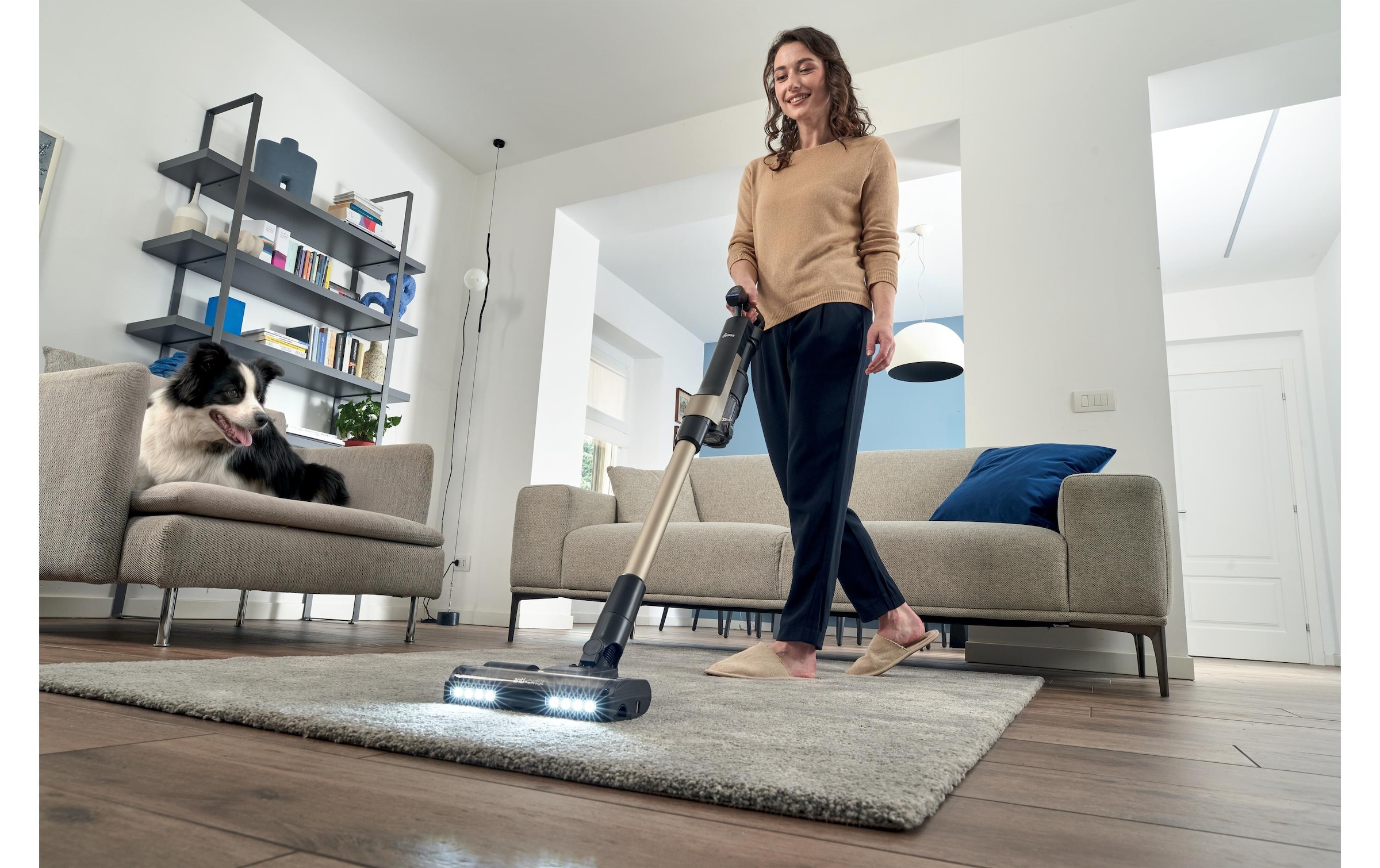 Hoover Akku-Hand-und Stielstaubsauger »HF210PP 11 Akku Trocken EPA Beutellos 1 l 165 W« 2-in-1-Stabstaubsauger mit ULTRA COMPACT X3-Technologie