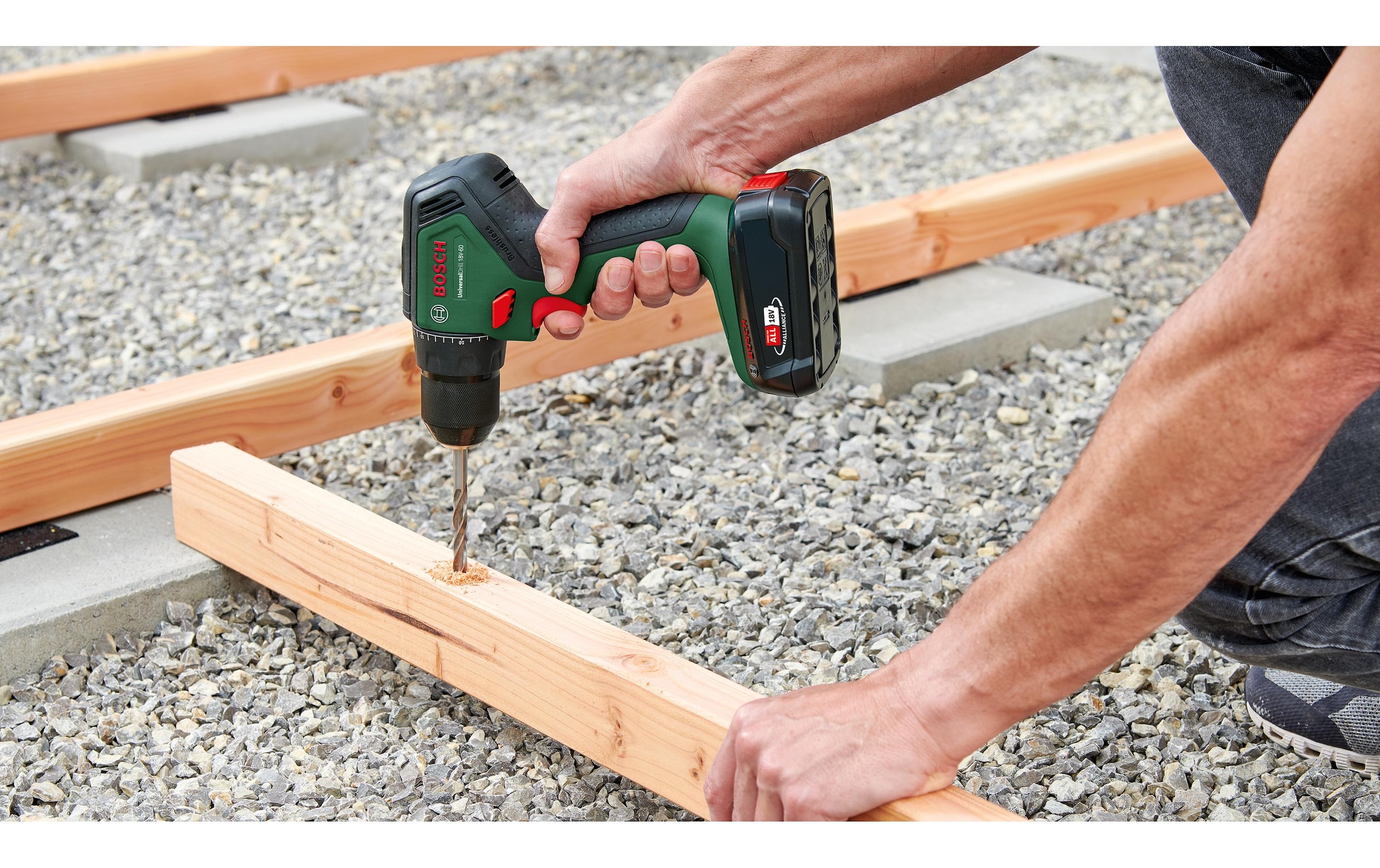 BOSCH Vis de perçage »UniversalDrill 18V-60« sans batterie ni chargeur, système 18 volts