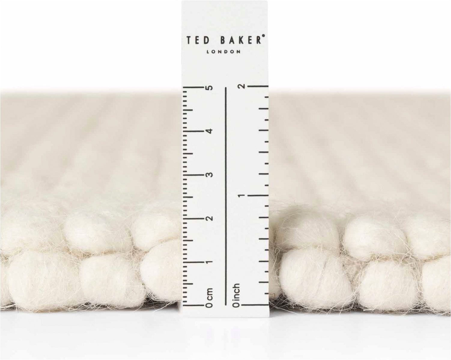 Ted Baker Tapis en laine »Diana« Rond 16 mm Höhe Wolle, Natur, Handgemacht, Wohnzimmer, Esszimmer, Schlafzimmer, Skandi