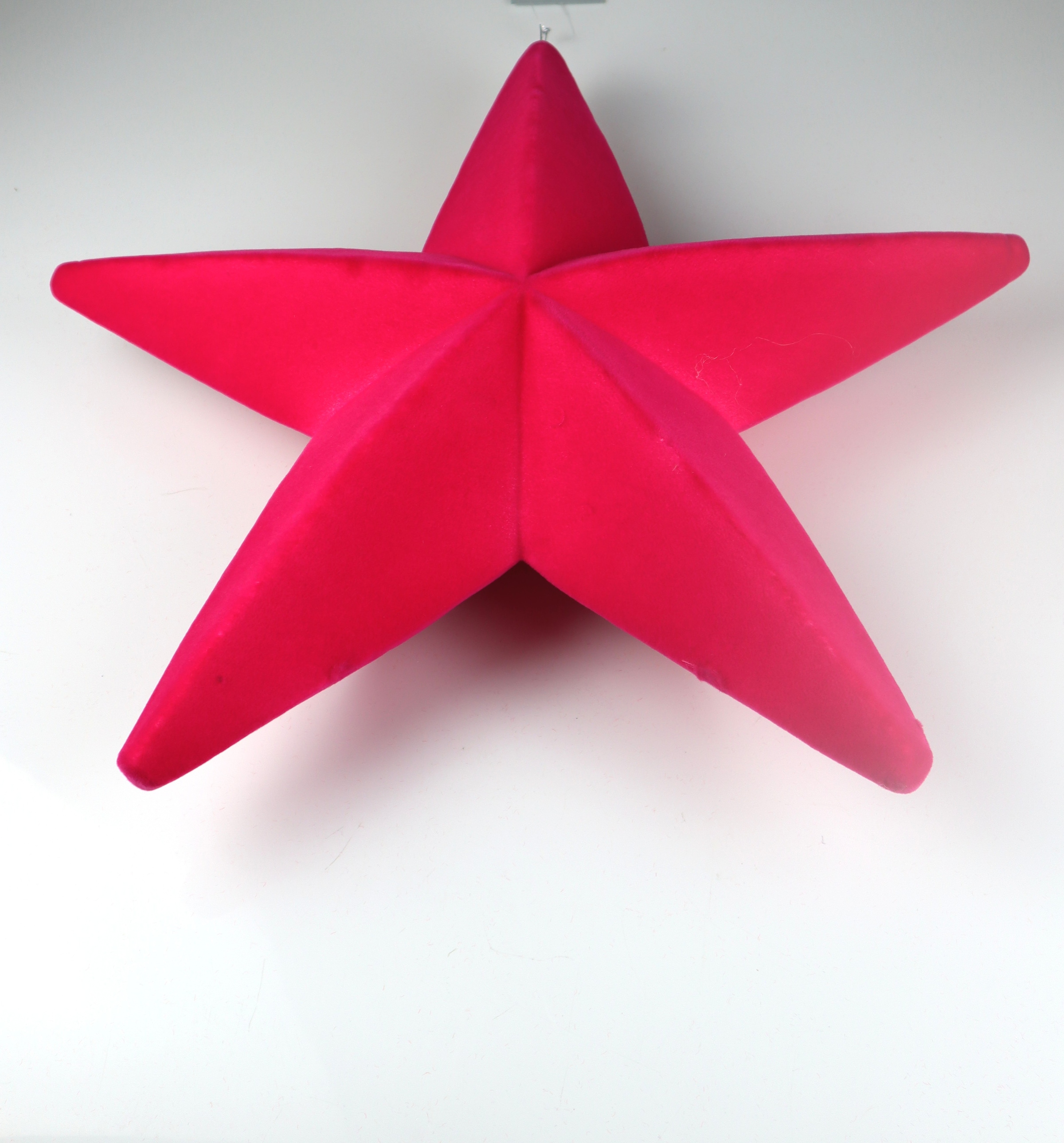 AM Design Étoile décorative »mit 3D-Flock, Kunststoff, 50 cm Höhe« pour une ambiance classique de Noël et une festivité élégante