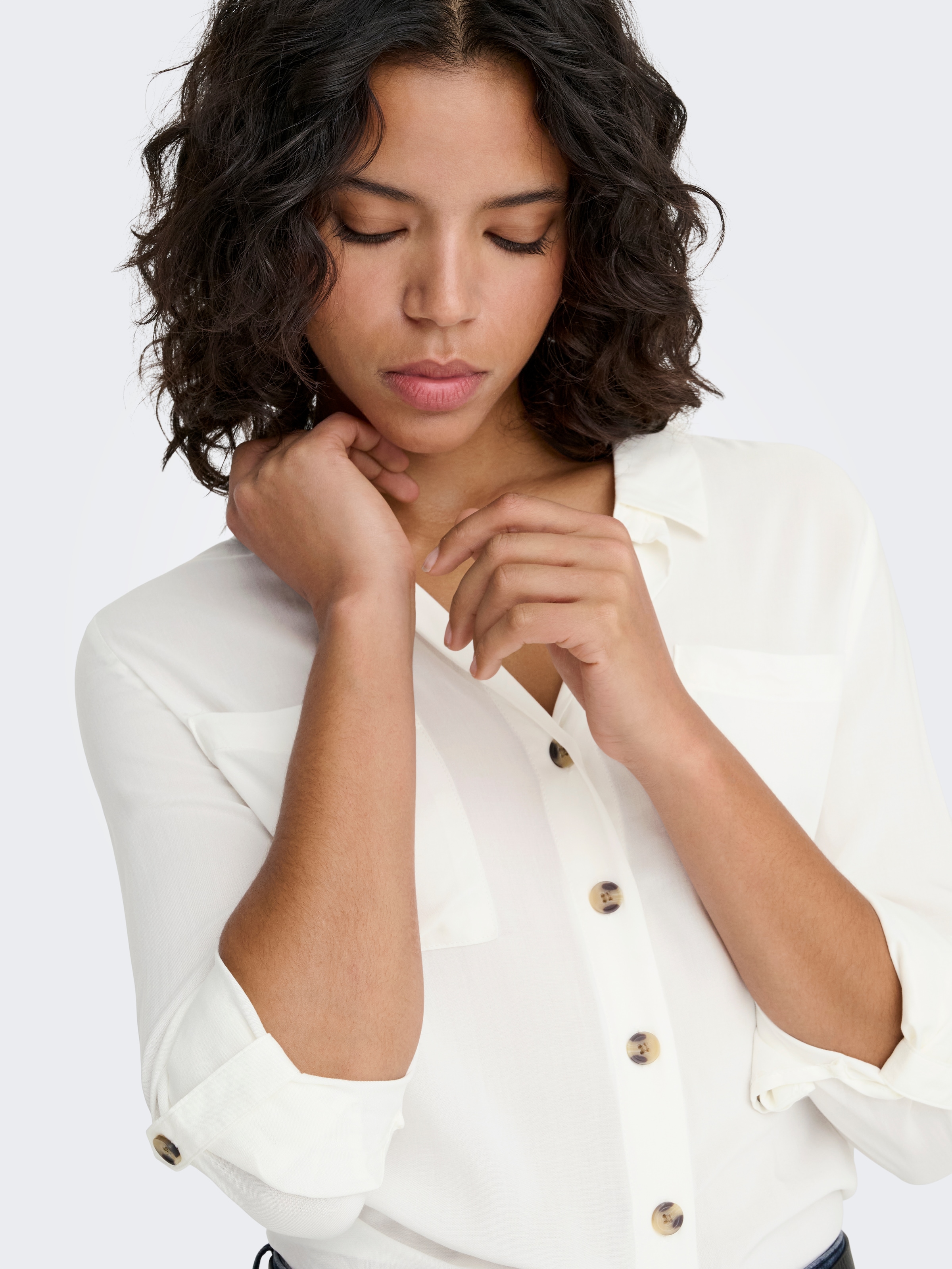 ONLY Hemdbluse »ONLYASMIN SHIRT L/S WVN NOOS«