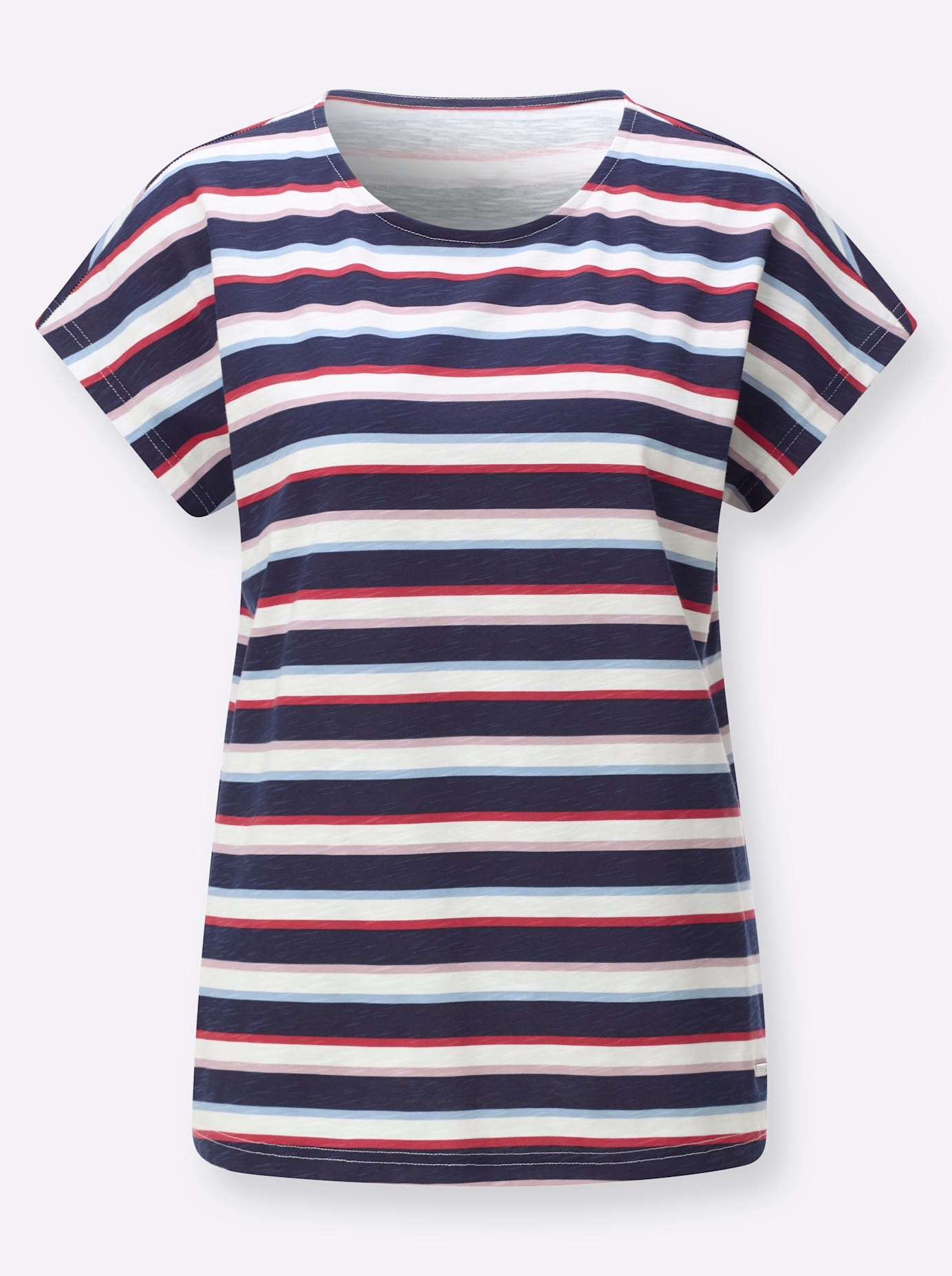 Casual Looks Shirt à col rond »Ringelshirt« 1 pièces