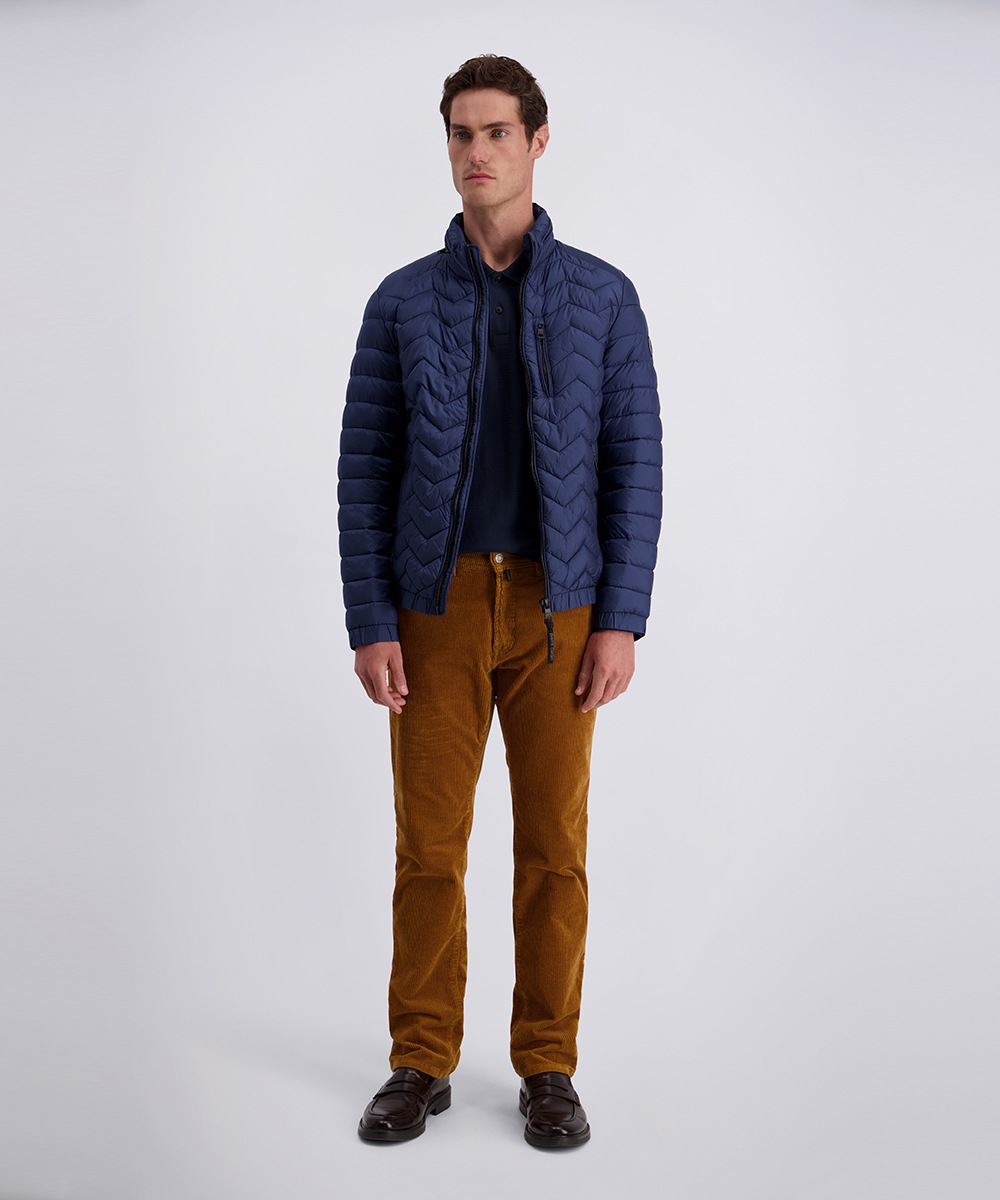 Pierre Cardin Langarm-Poloshirt mit Strukturmuster