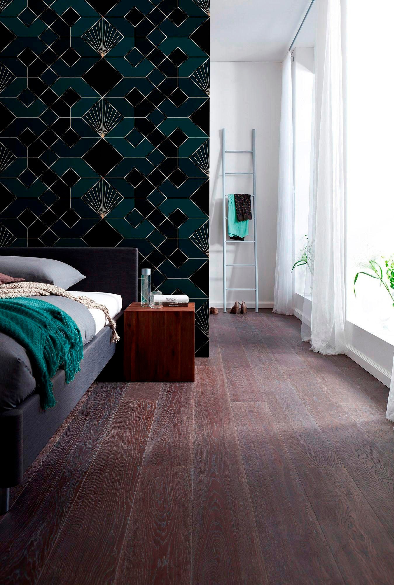 Komar Vliestapete »Digitaldruck Vlies -  Coquilles Mer - Grösse 300 x 280 cm« bedruckt glatt Wohnzimmer, Schlafzimmer