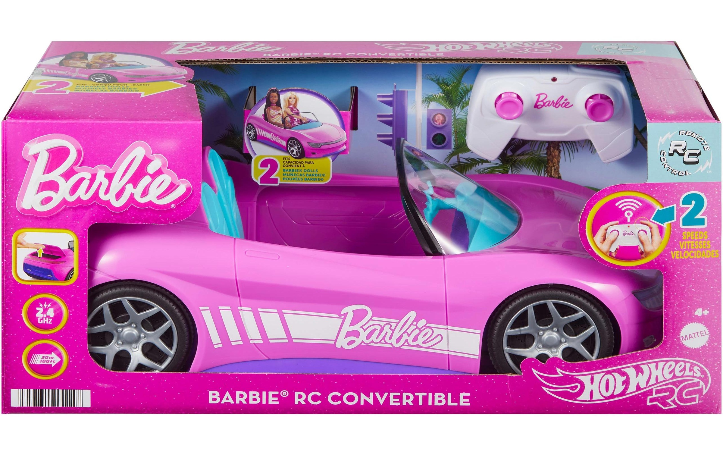 Hot Wheels Spielzeug-Auto »Auto Hot Wheels Barbie Cabrio RC«