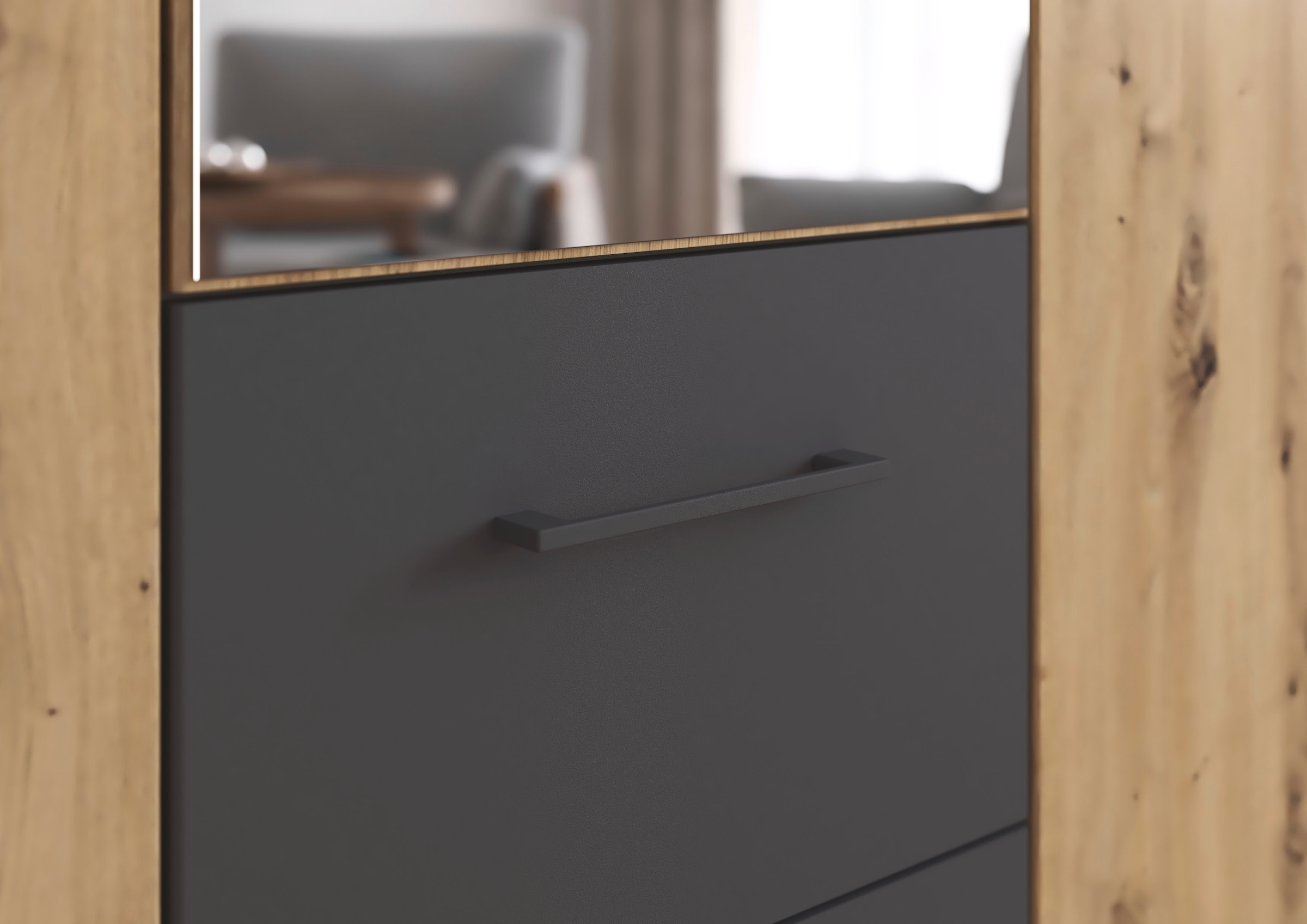 rauch Drehtürenschrank »Kleiderschrank Jugendzimmer Kinderzimmer Stauraum  Holmes« Breite 91/Höhe 197/Tiefe 54cm - Industrial Style - MADE IN GERMANY