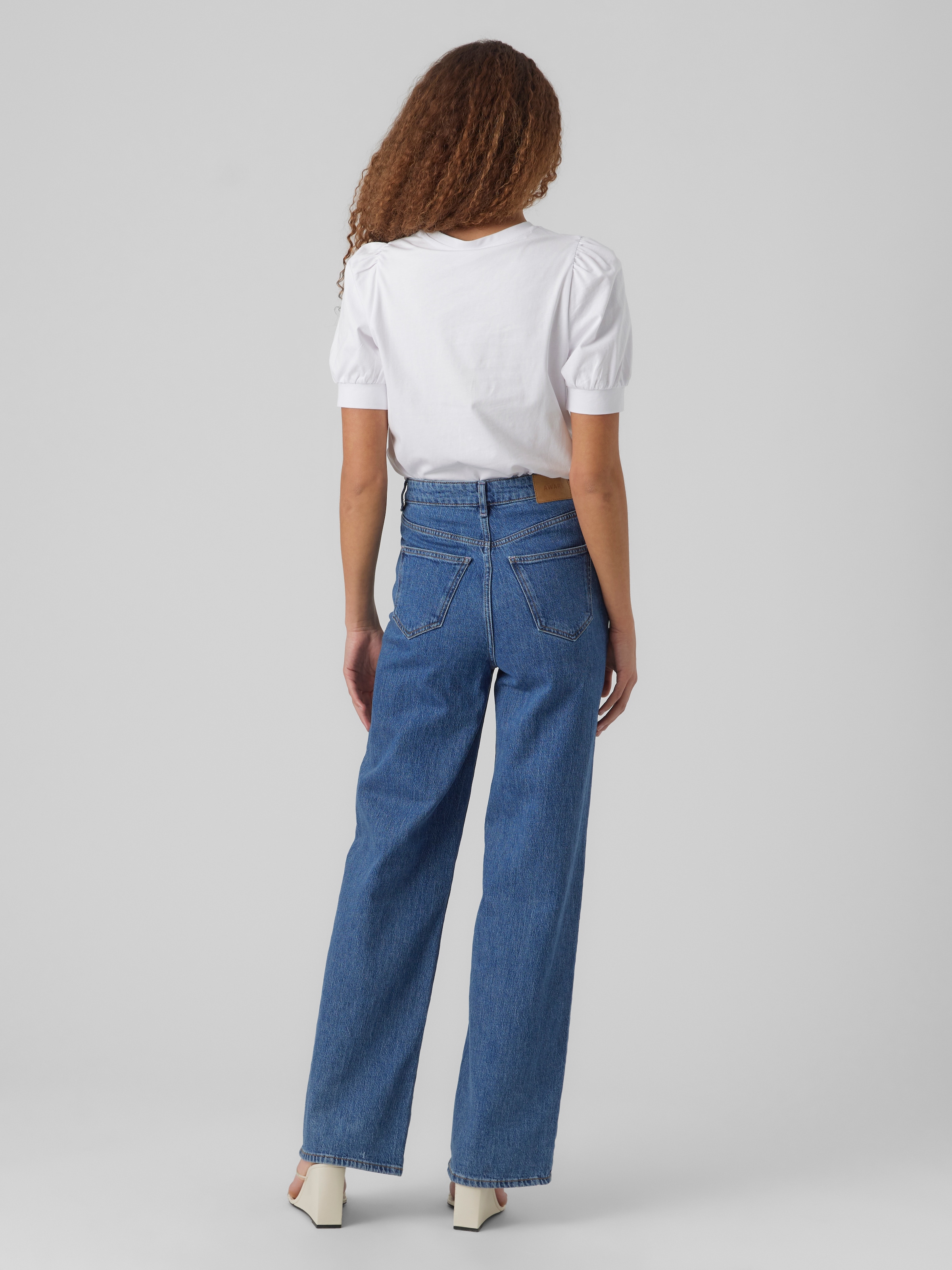 Vero Moda T-shirt »VMKERRY 2/4 O-NECK TOP VMA JRS NOOS« mit Rundhalsausschnitt