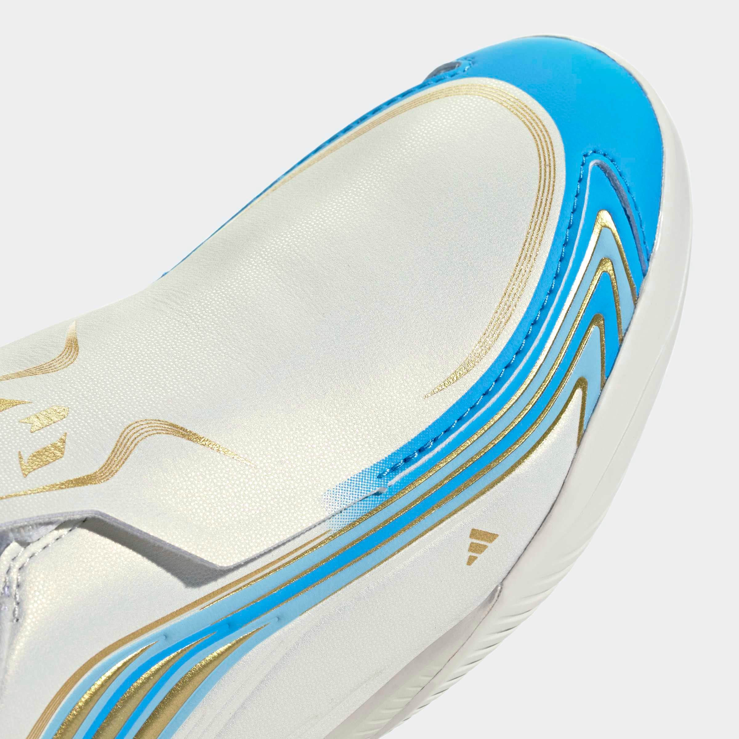 adidas Performance Fussballschuh »F50 MESSI LEAGUE KIDS , HALLENBÖDEN, OHNE SCHNÜRSENKEL«  für Hallenboden, für Jugendliche & Kinder