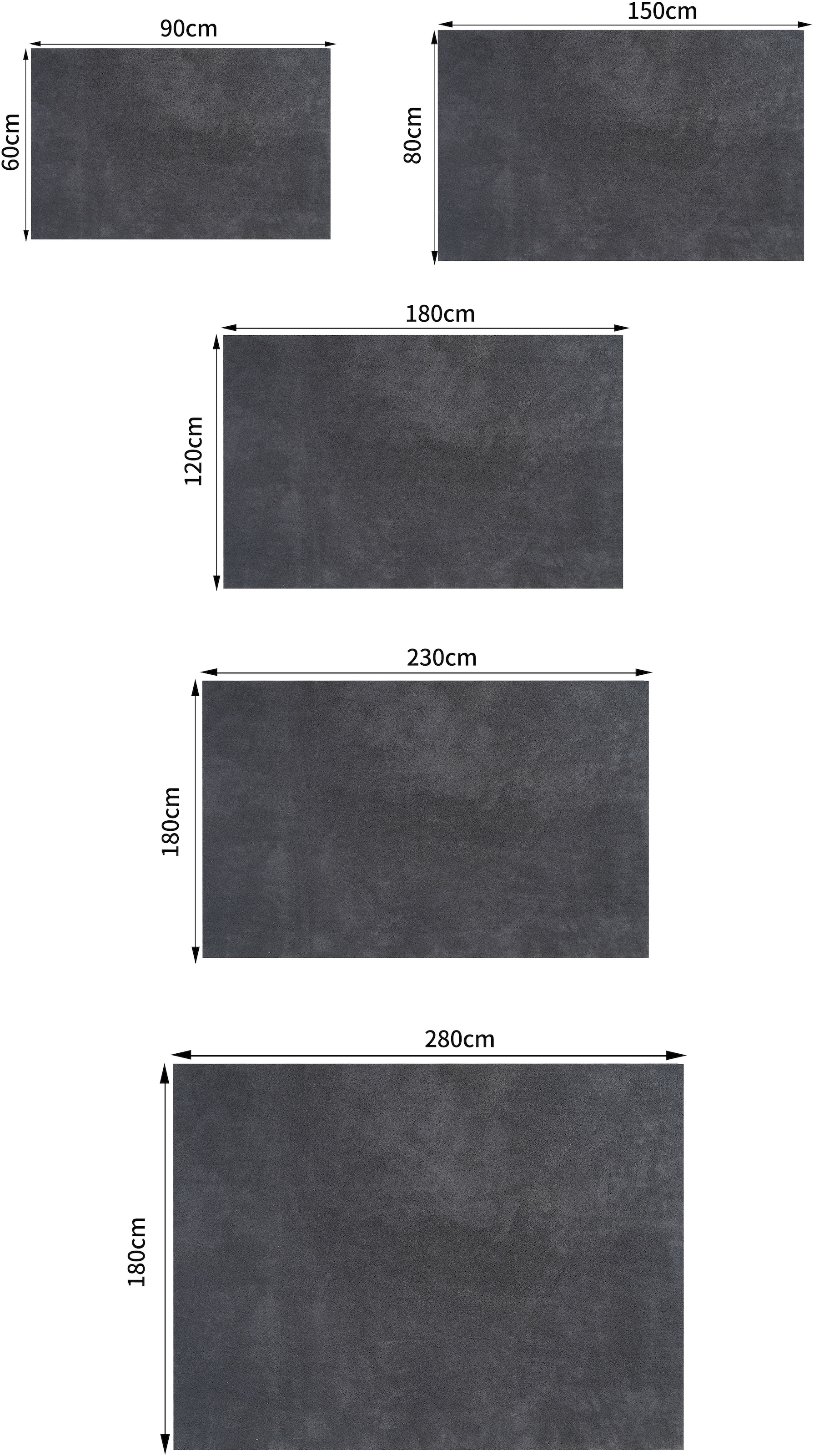 my home Teppich »Cali 2, kuschelig & weich« rechteckig 15 mm Höhe Uni-Farben, waschbar, flauschig, Wohnzimmer, Schlafzimmer