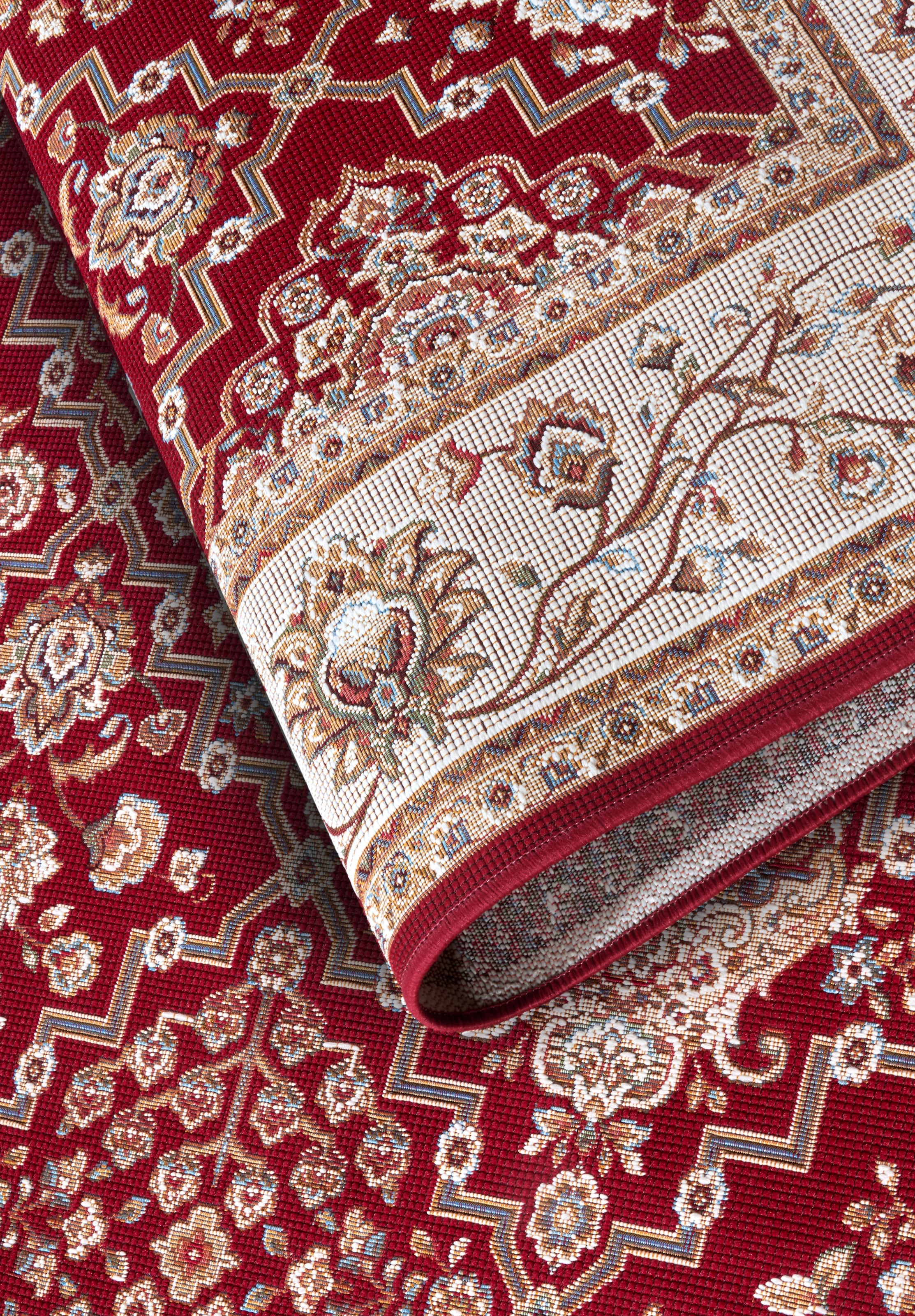 Villeroy & Boch Tapis d'extérieur »Pierre« Rectangulaire 3 mm Höhe Outdoor, tissu plat, résistant aux intempéries, balcon, jardin, classique, terrasse