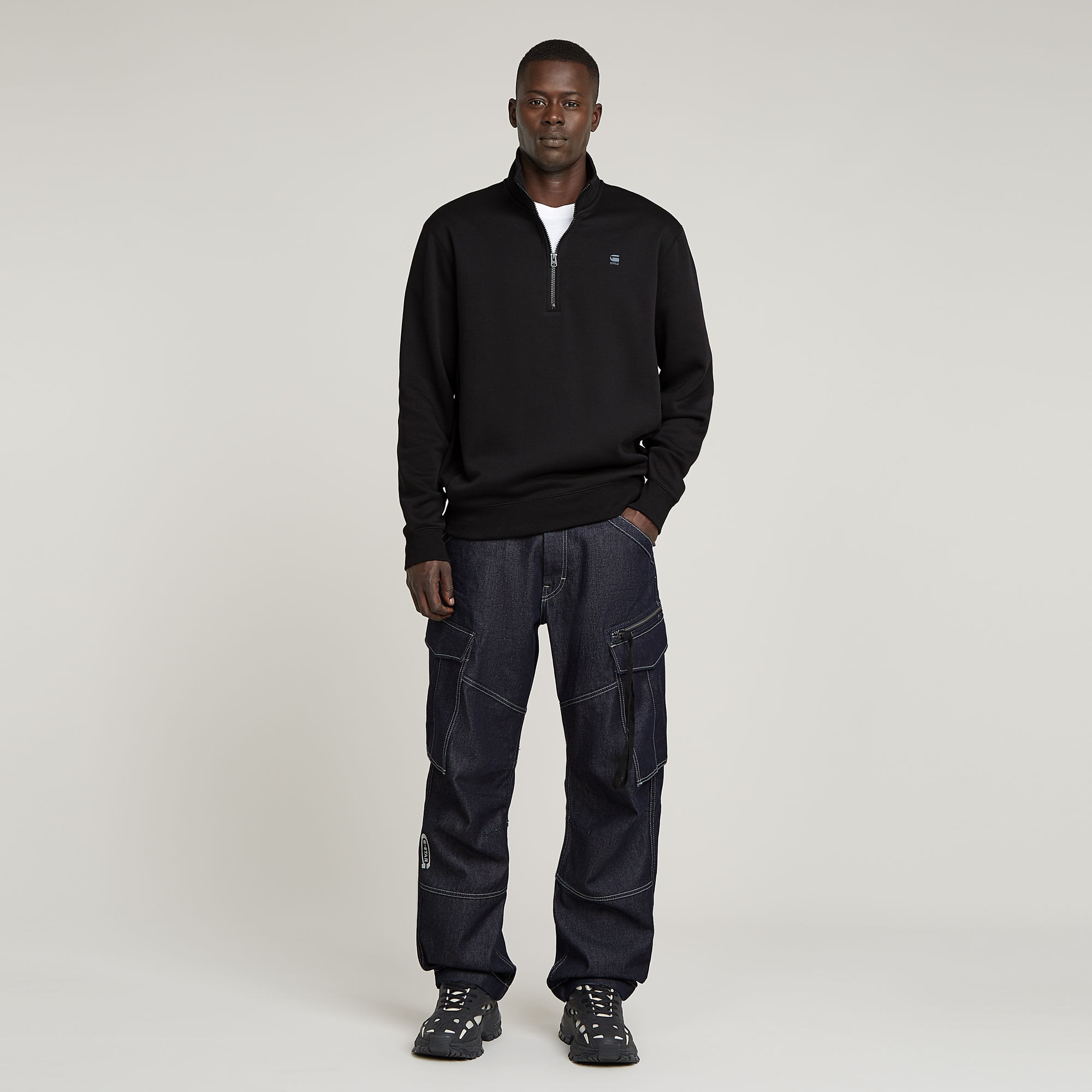 G-STAR Sweatshirt »Premium Core Half Zip«, mit Stehkragen
