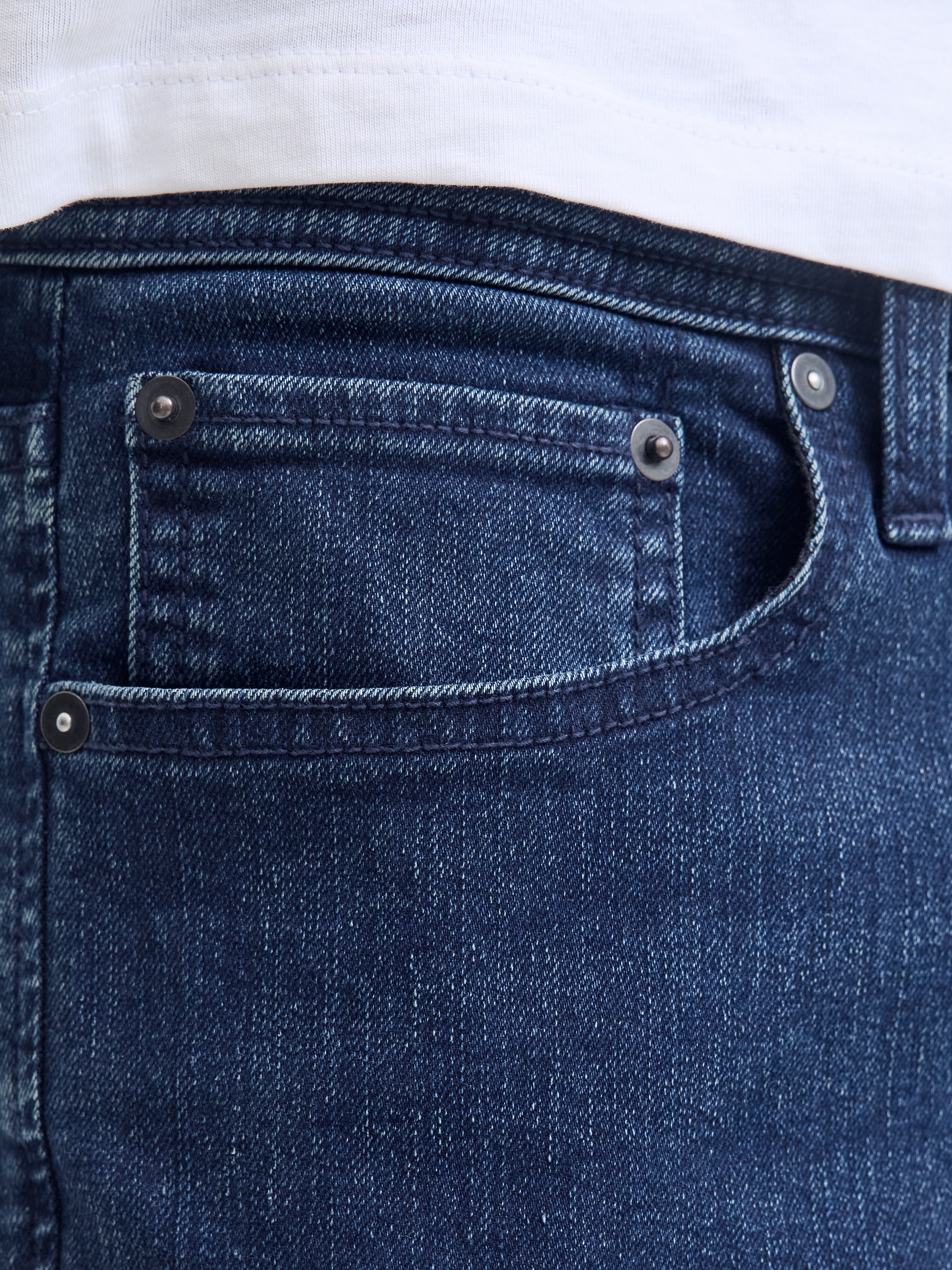 Jack & Jones Jeans droit »JJICLARK JJORIGINAL SQ 2« Baumwollmischung, straight fit