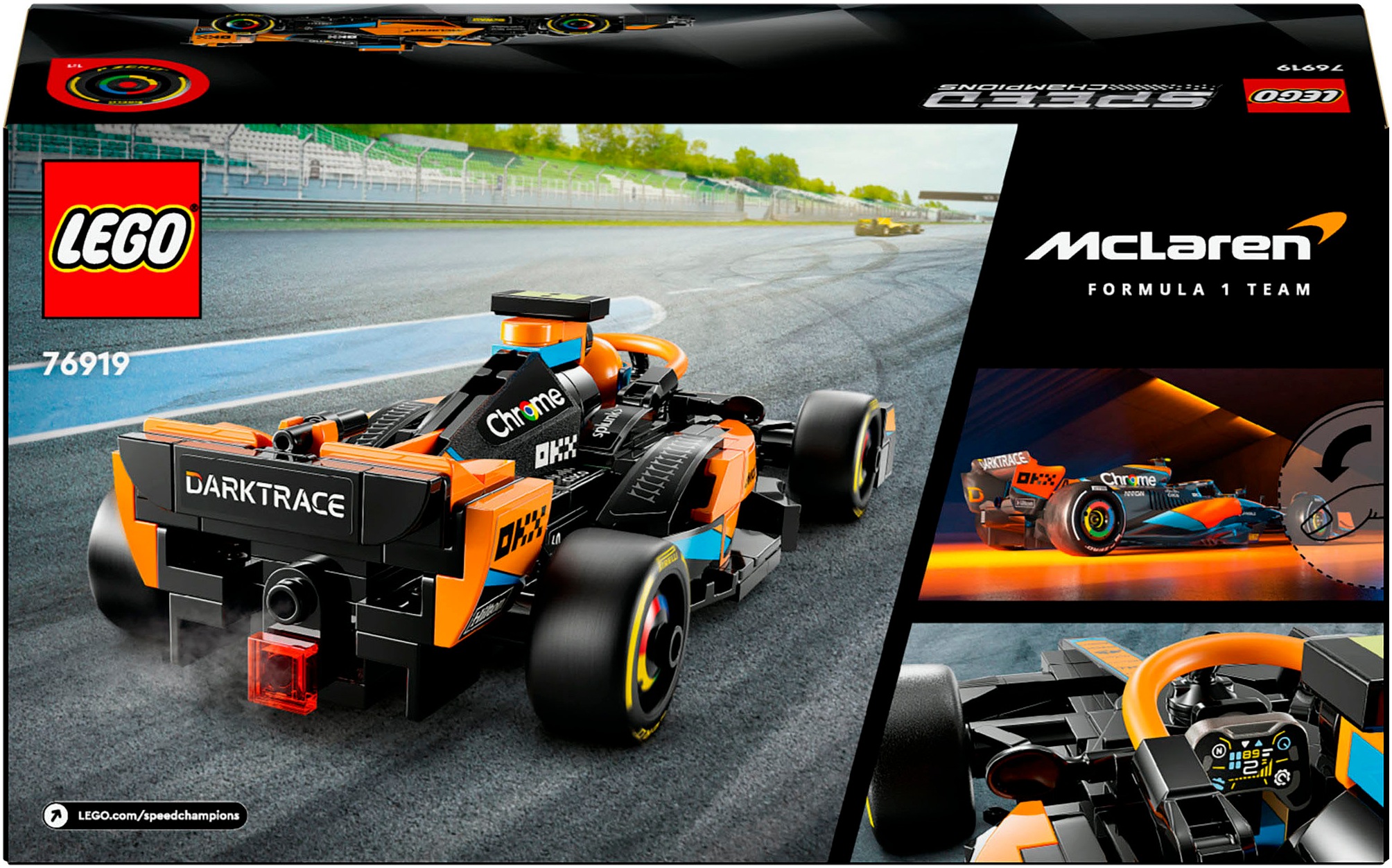 LEGO® Konstruktionsspielsteine »McLaren Formel-1 Rennwagen 2023 (76919), LEGO® Speed Champions« Made in Europe