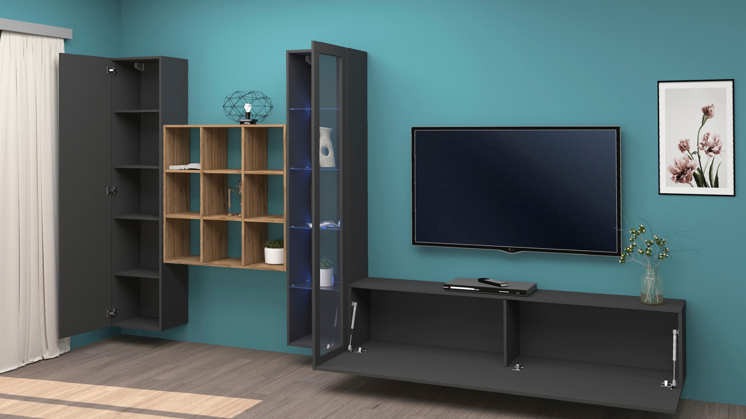 Home affaire Meuble mural »Maruska« 1 cuis tlg.