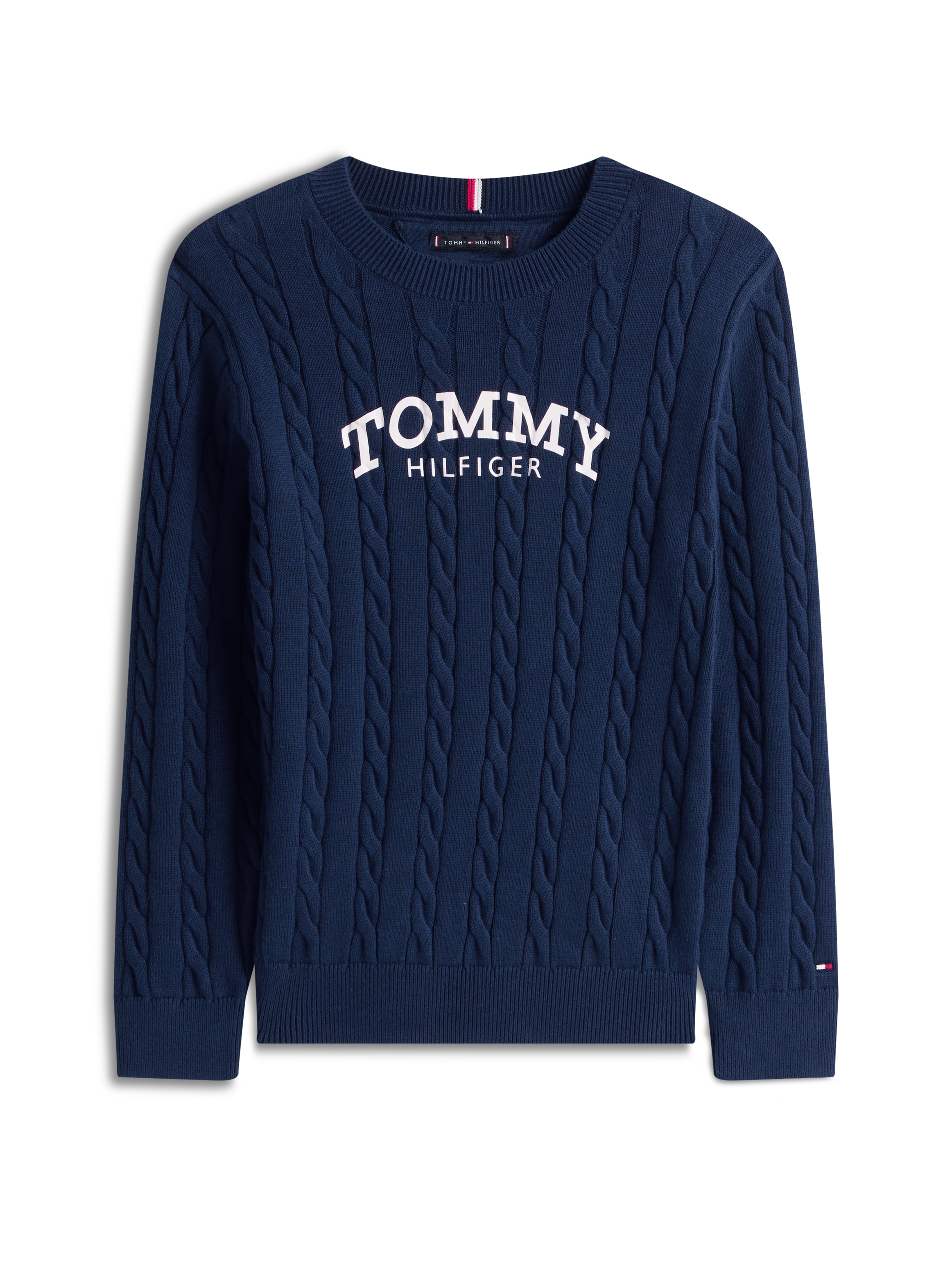 Tommy Hilfiger Pull en tricot Regular fit, für Kinder bis 16 Jahre, Druck