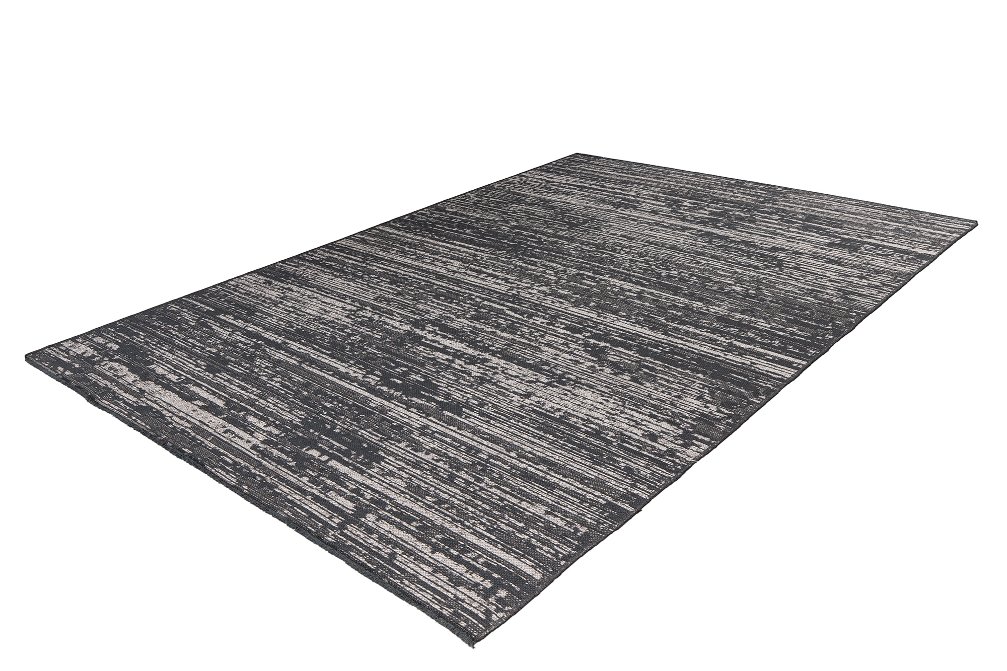 Kayoom Teppich »Kalea 125« rechteckig 8 mm Höhe Flachgewebeteppich mit Relief-Design, Used-Look, moderne Farben