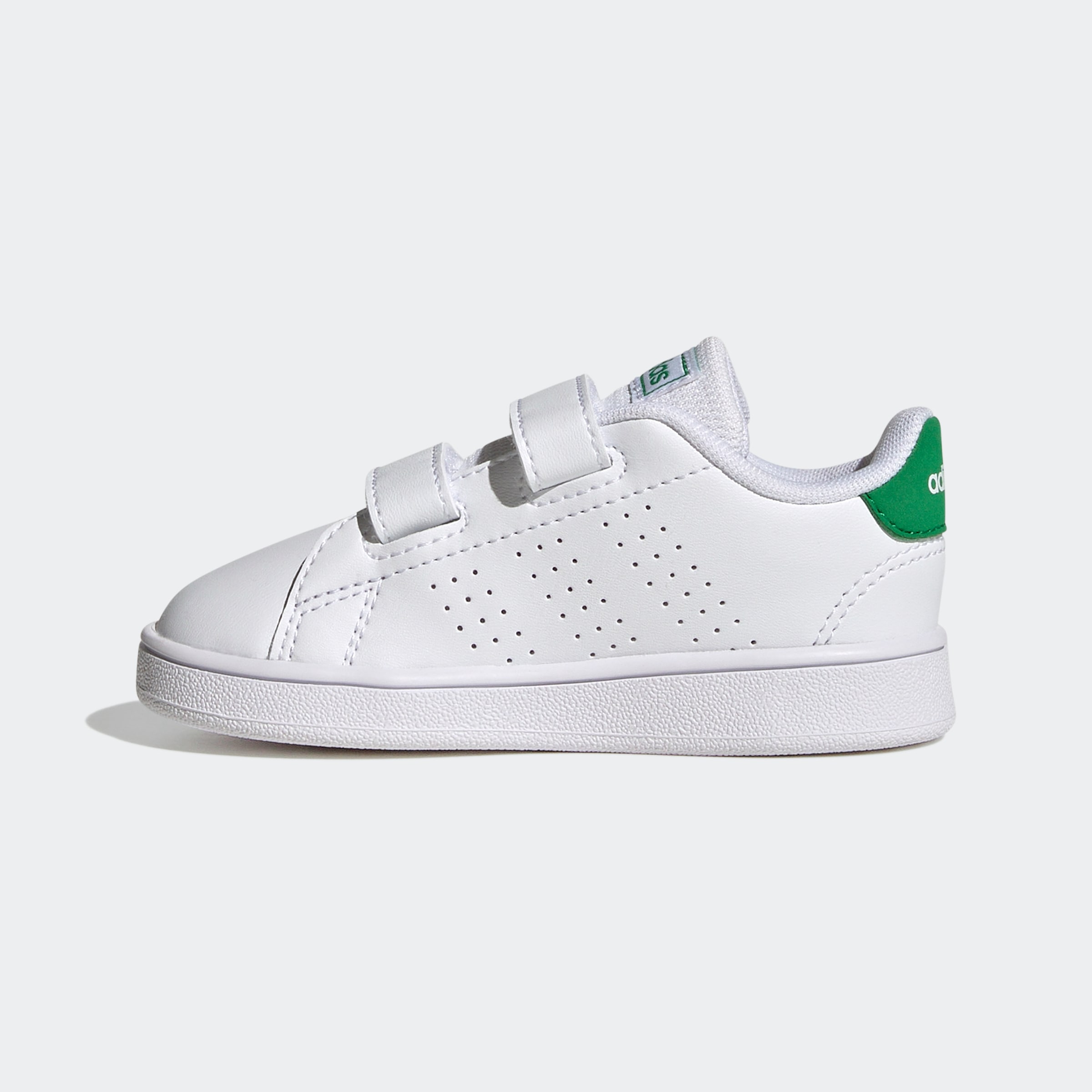 adidas Sportswear Sneakers »ADVANTAGE LIFESTYLE COURT TWO HOOK-AND-LOOP«  Design auf den Spuren des adidas Stan Smith, für Kinder