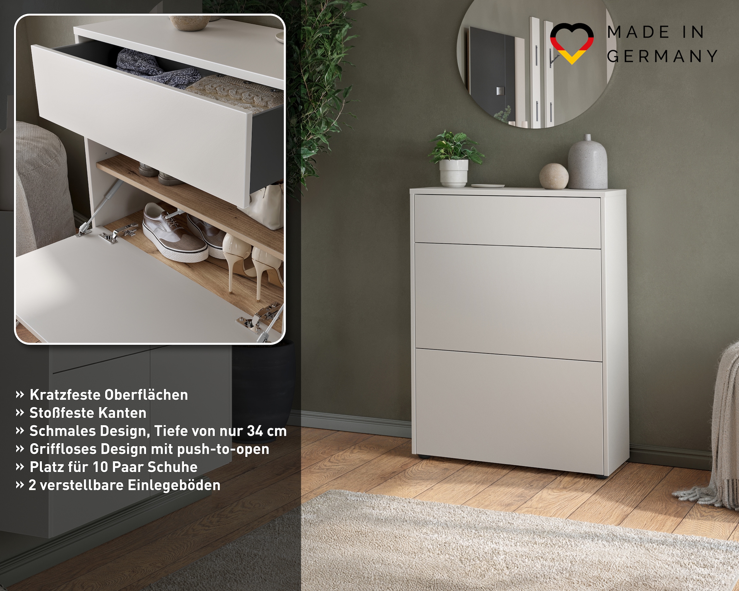 GERMANIA Schuhschrank »Binetto« 1 Stk. tlg.
