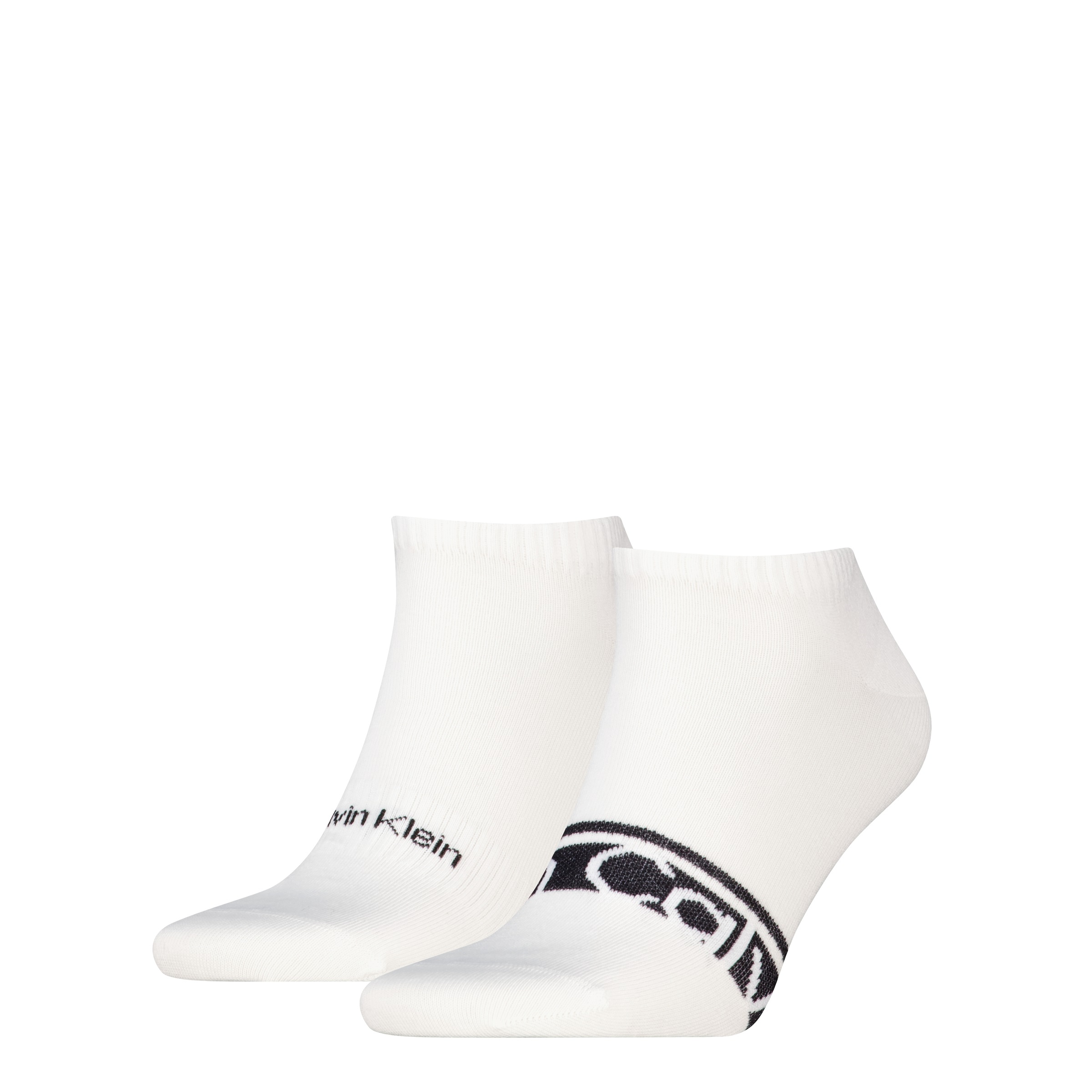 Calvin Klein Chaussettes de baskets »CK MEN SNEAKER 2P LOGO STRIPE« 2 Paar,  mit Logoschriftzug, Cotton-Mix
