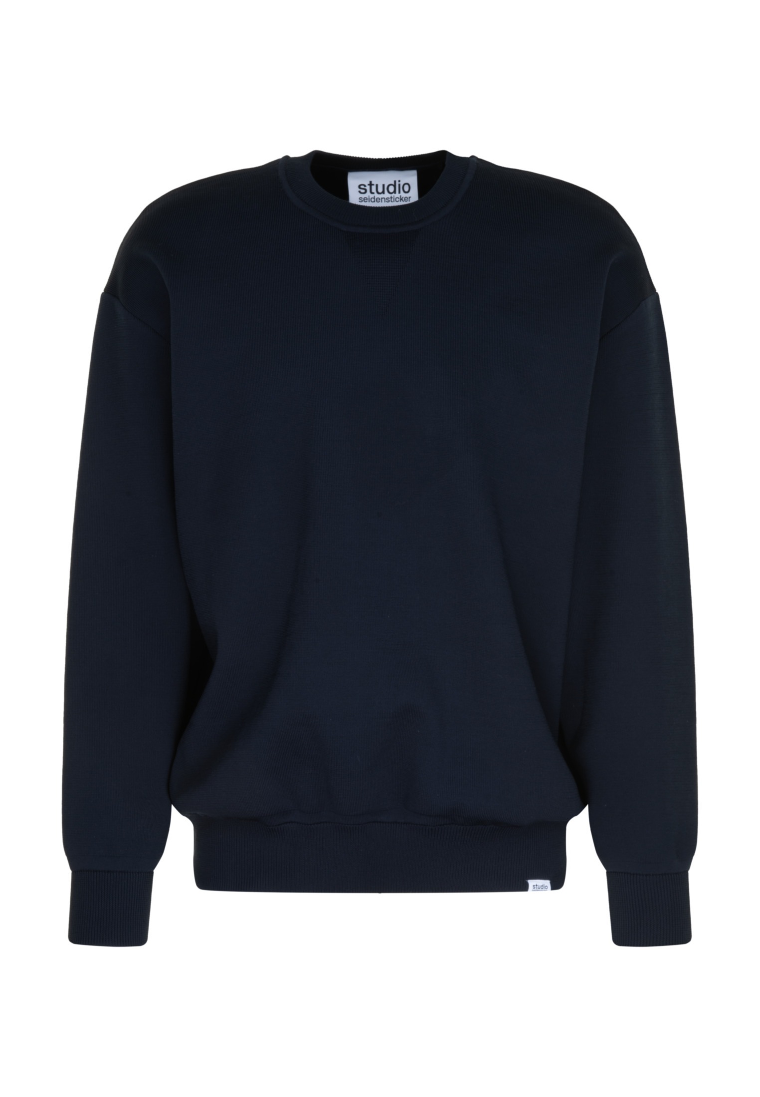 studio seidensticker Strickpullover »Studio« Langarm Rundhals Uni
