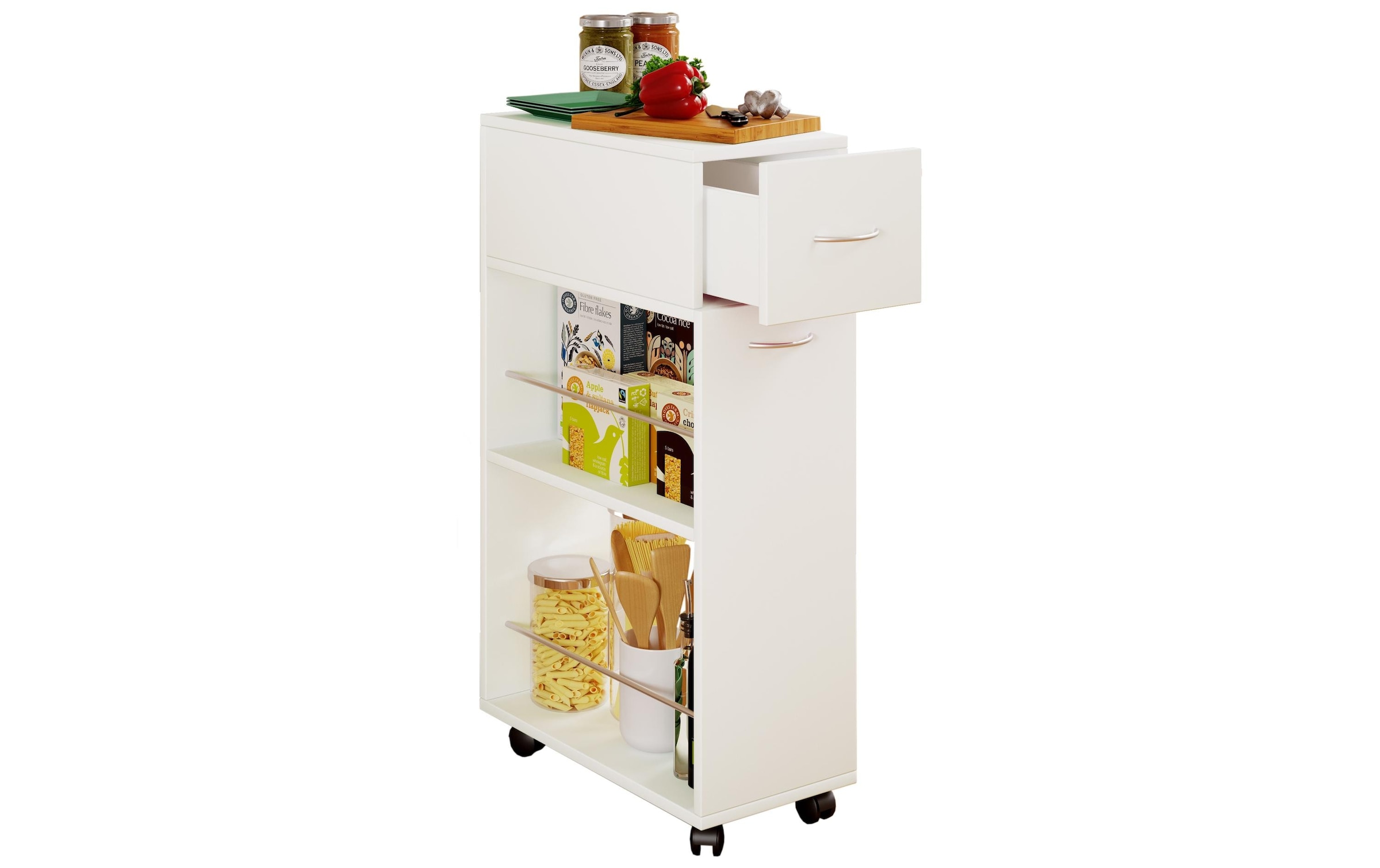 VCM Küchenwagen »Tusal mit Schublade 25 x 85 x 50 cm«