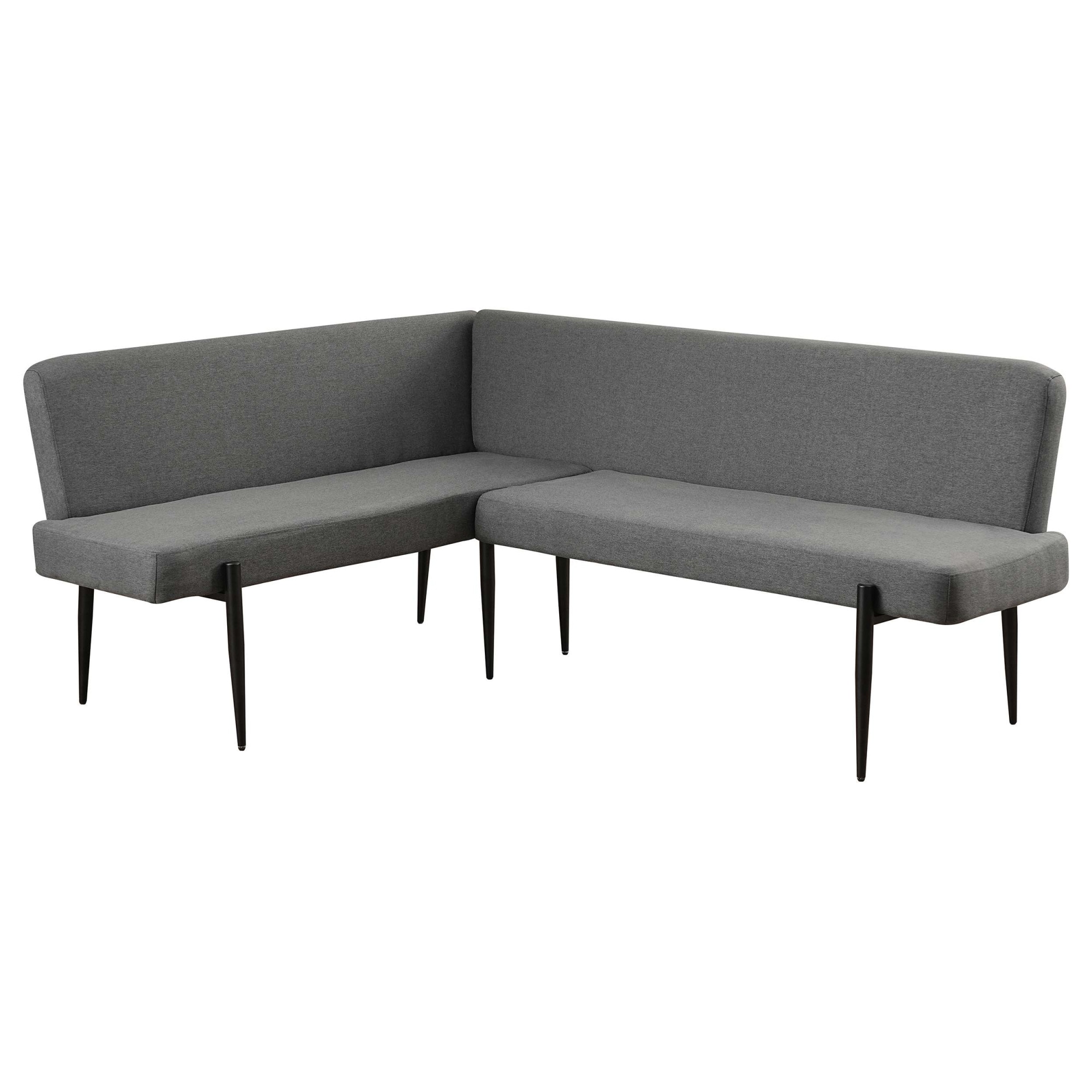 GOODproduct Banc d'angle »Frida« ressort ensaché, housse en velours facile d'entretien ou en tissu, largeur 210 cm