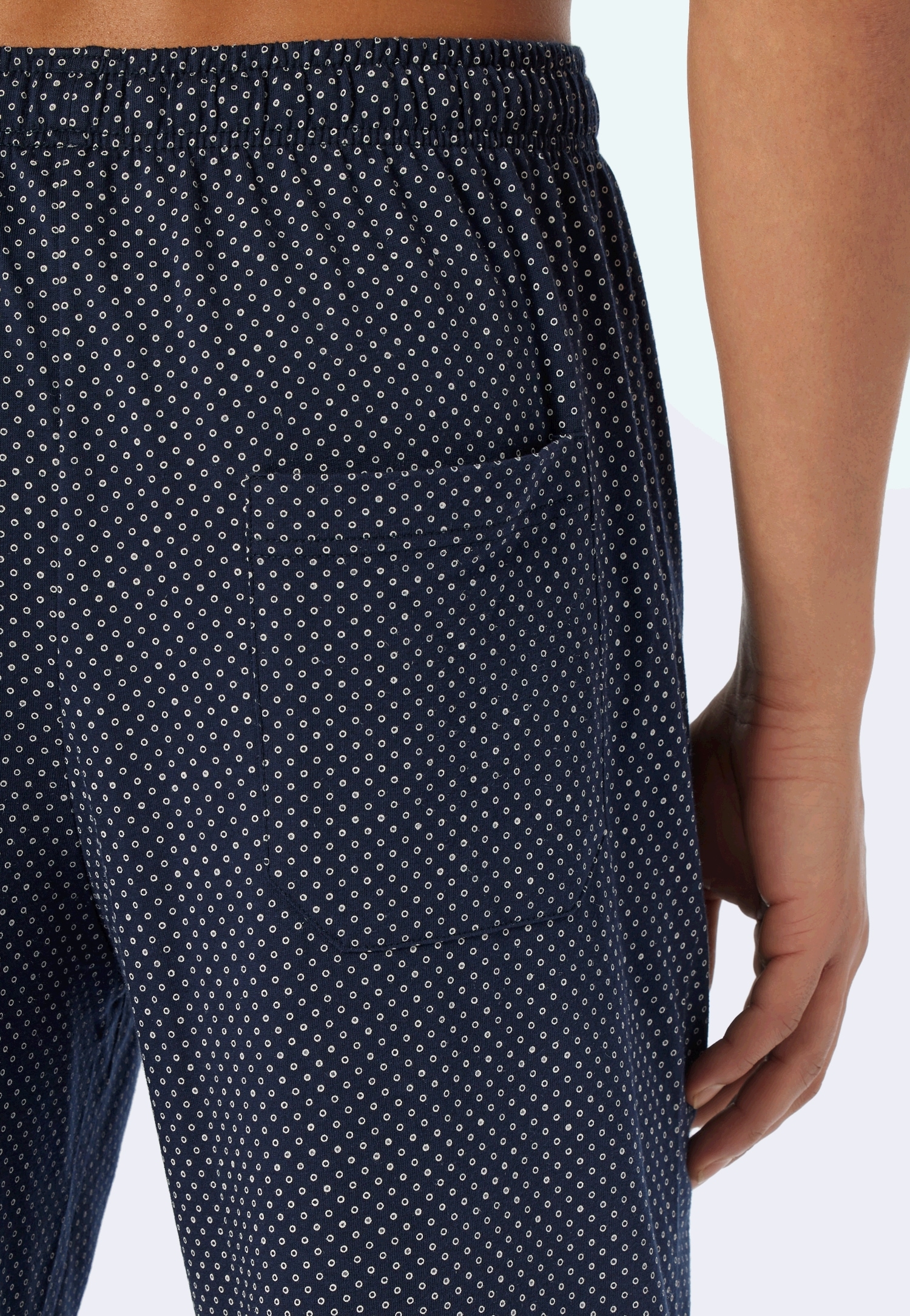 Schiesser Pyjama »Ebony« 2 cuis tlg., mit rundem Halsausschnitt