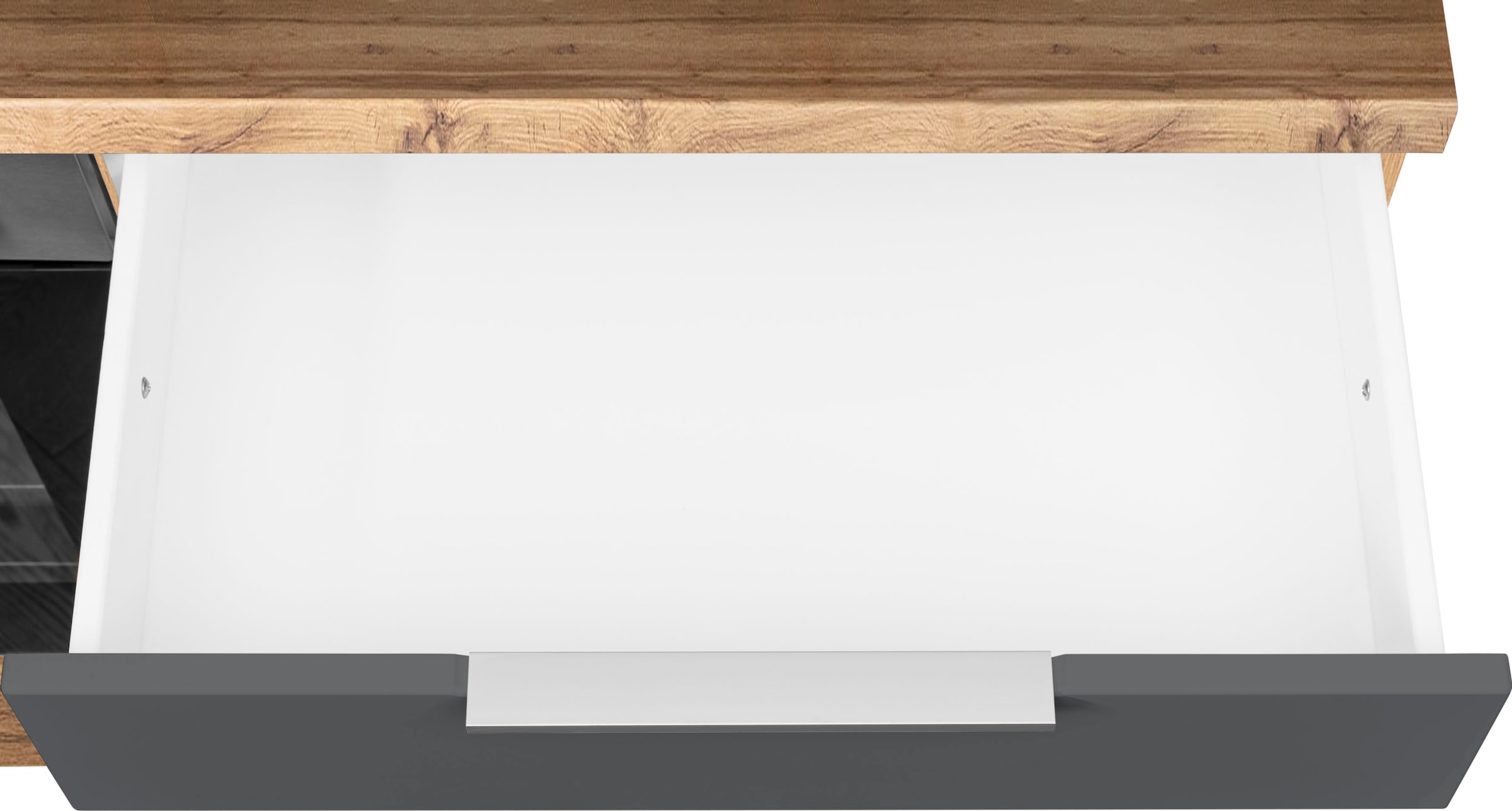 KOCHSTATION Winkelküche »KS-Luhe« Stellbreite 240x270 cm, wahlweise mit oder ohne E-Geräten, MDF-Fronten
