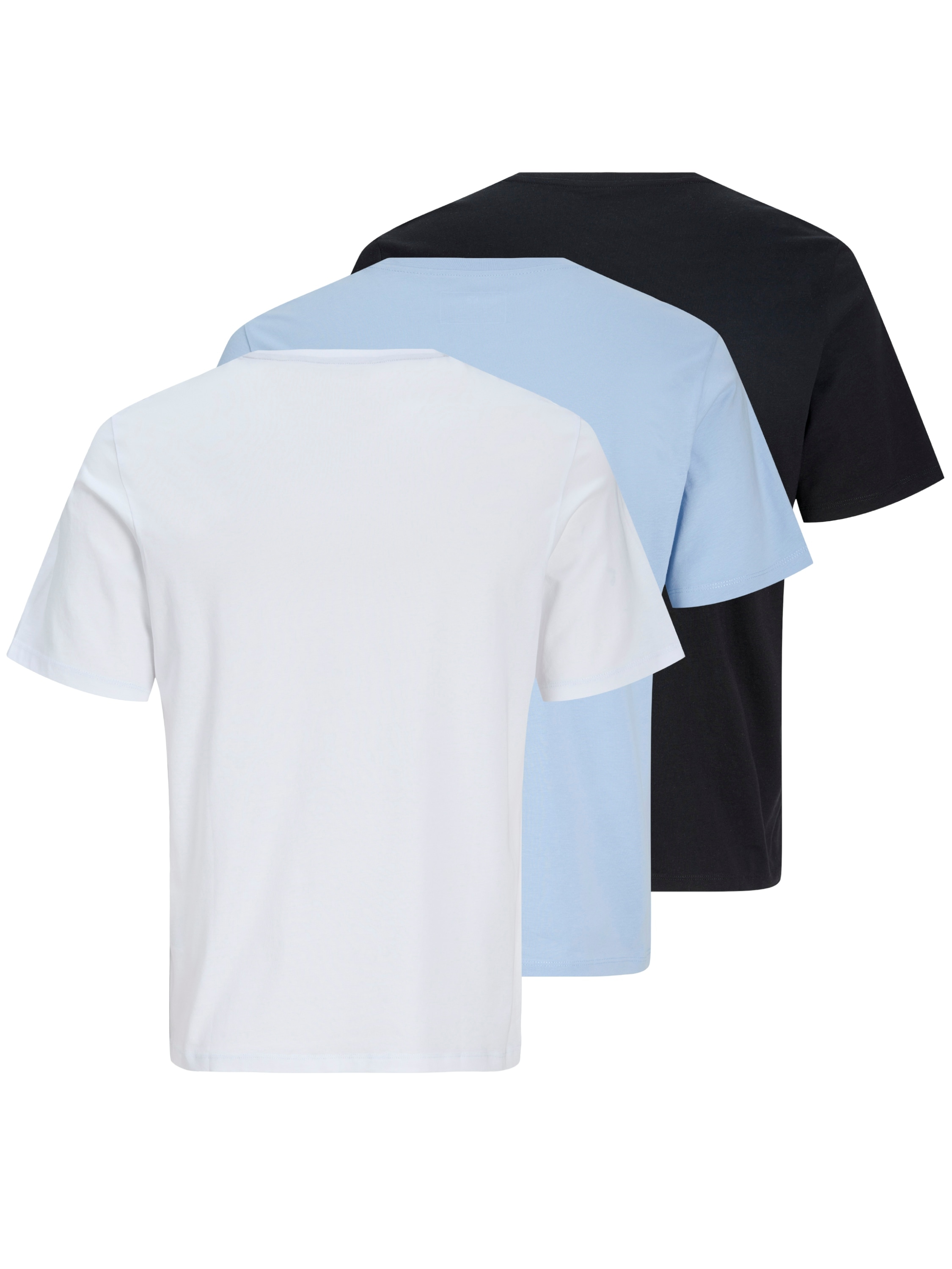 Jack & Jones Shirt à col rond »JPRBLATOMMY SS TEE FST 3PK MP« Paquet, 3