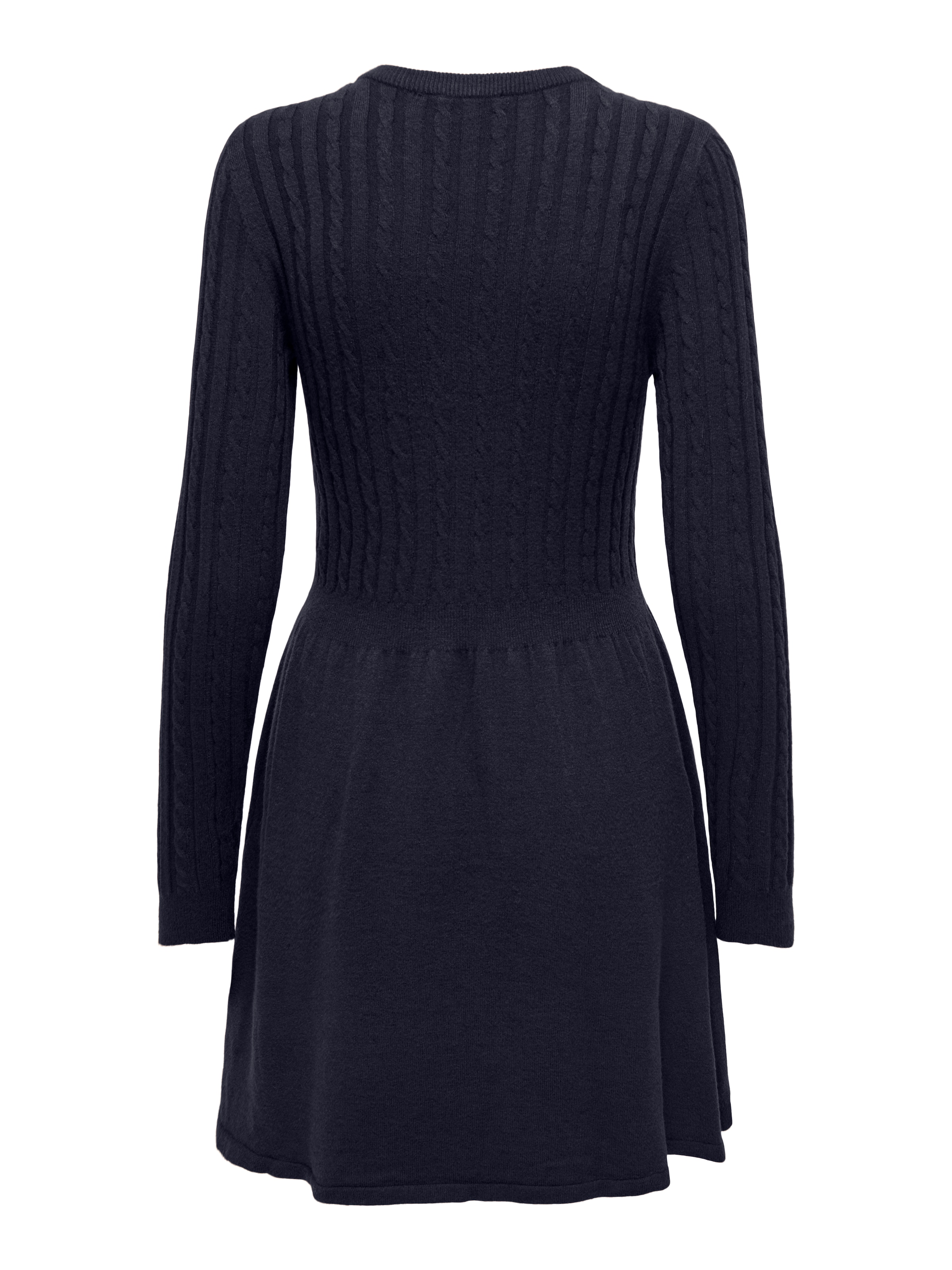 ONLY Robe en tricot »ONLFIA LS CABLE DRESS KNT« mélange viscose, coupe régulière