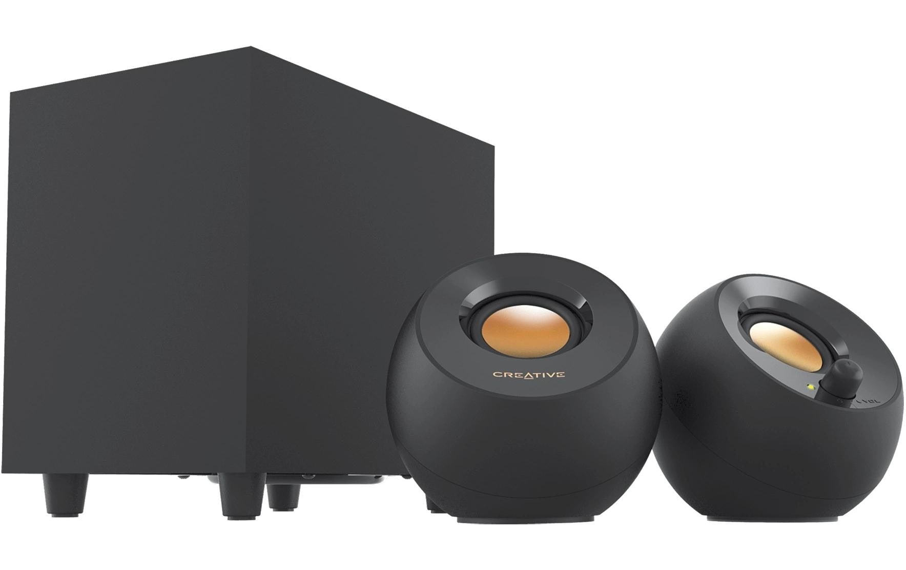 Creative Haut-parleurs pour PC »Pebble Plus« 2.1 ( réglage du volume 8 W)