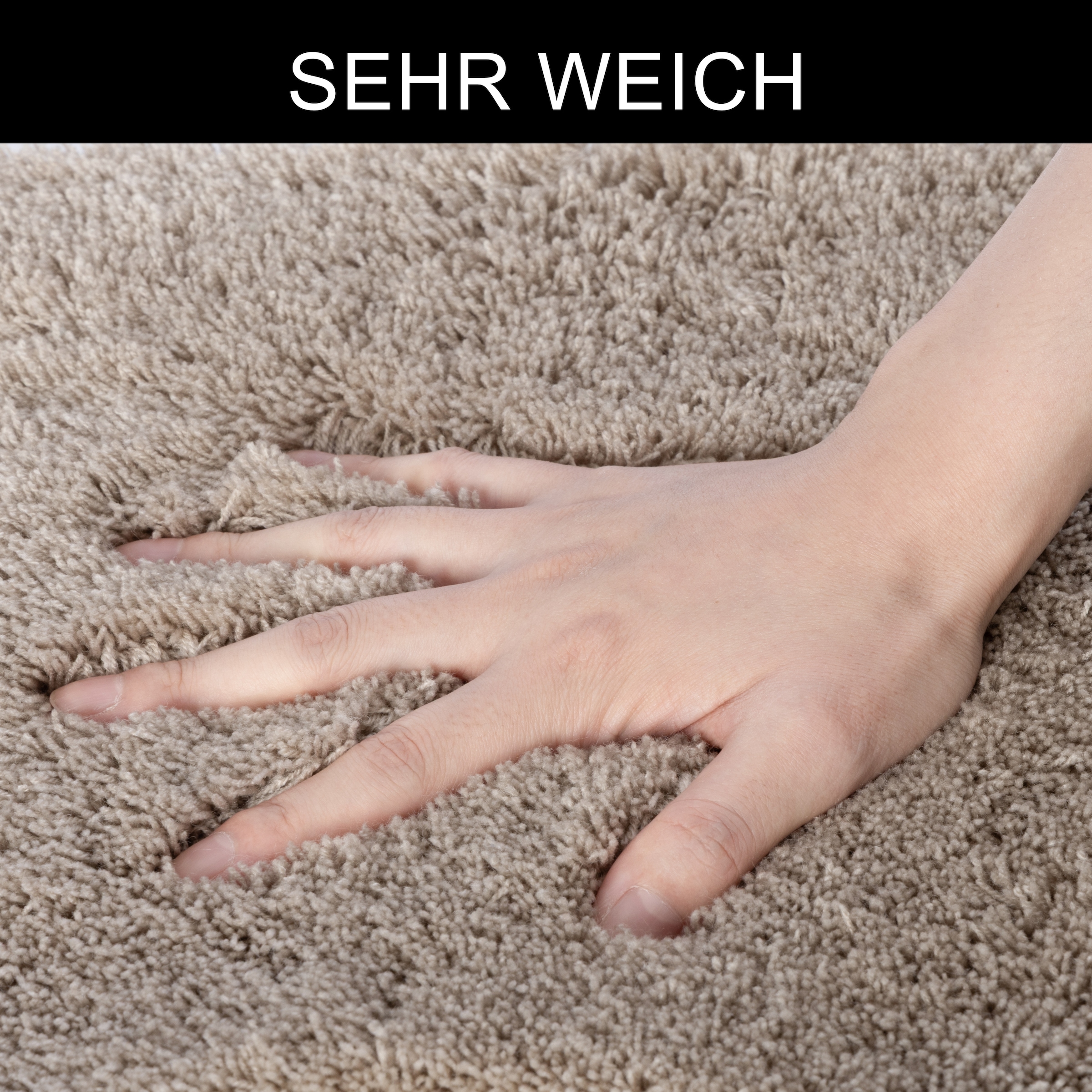 Bruno Banani Badematte »Lana, Standard & Premium Qualität, 25 mm oder 30 mm Höhe« rutschhemmend beschichtet fussbodenheizungsgeeignet | schnell trocknend | strapazierfähig Badteppich, Badematten, unifarben, auch als 3 teiliges Set & rund