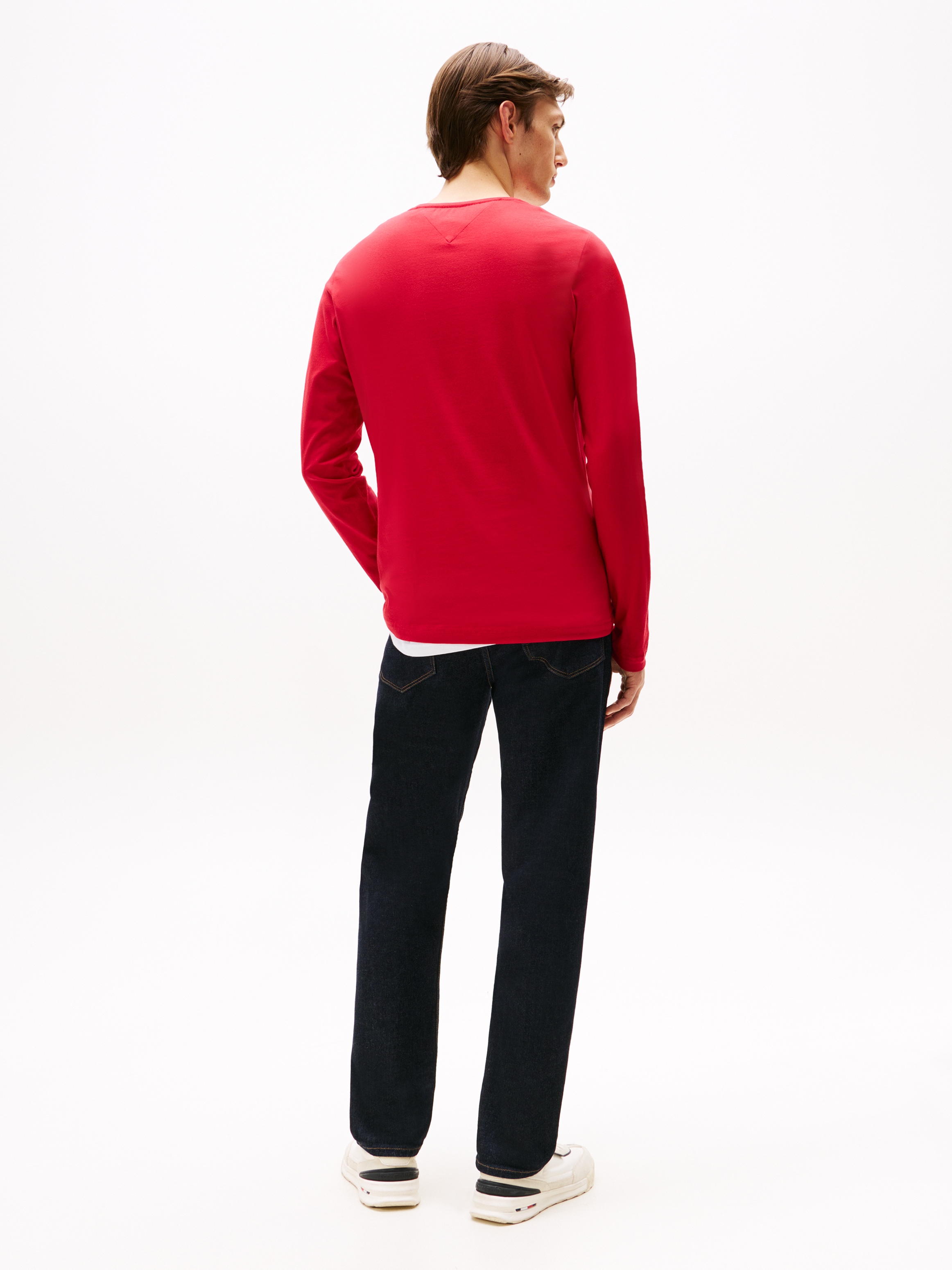 Tommy Hilfiger Langarmshirt »STRETCH SLIM FIT LONG SLEEVE« aus Baumwollstretch