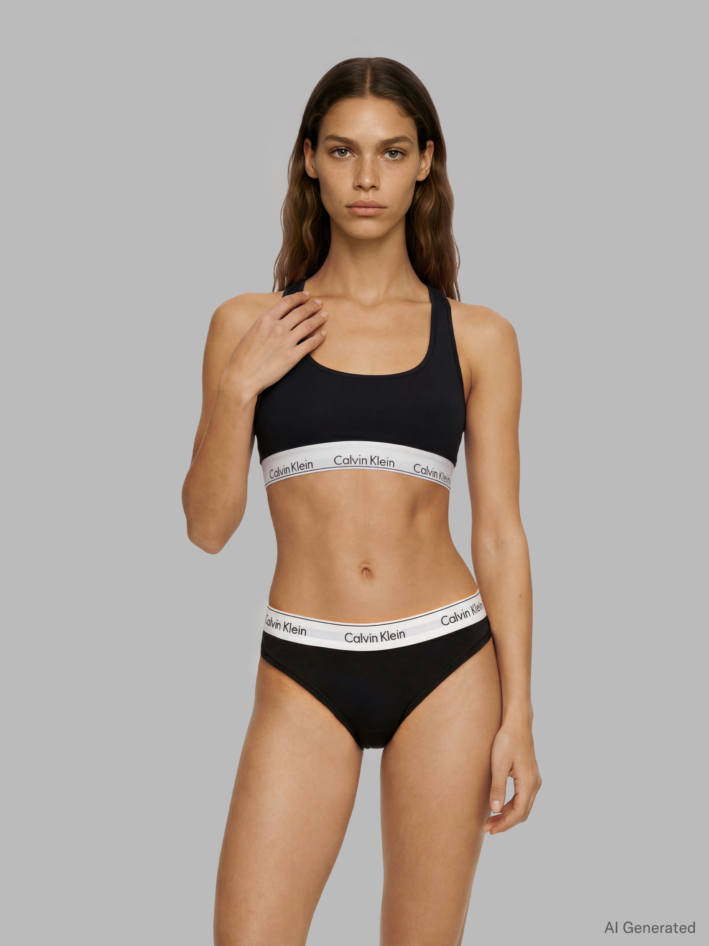 Calvin Klein Underwear Tanga »THONG 2PK« Paquet, pack de 2,  coupe ajustée avec ceinture élastique