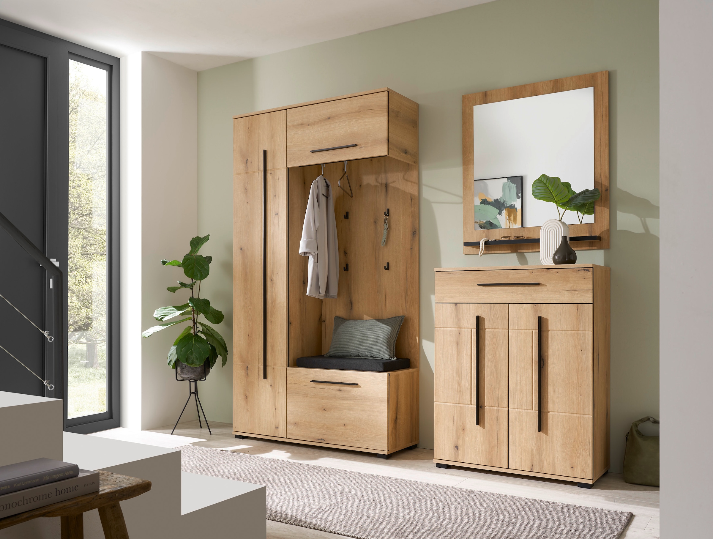 Home affaire Ensemble de vestiaires »Cantara, moderne Garderobe, Komplettset mit viel Stauraum« Ensemble complet, 3 cuis tlg.