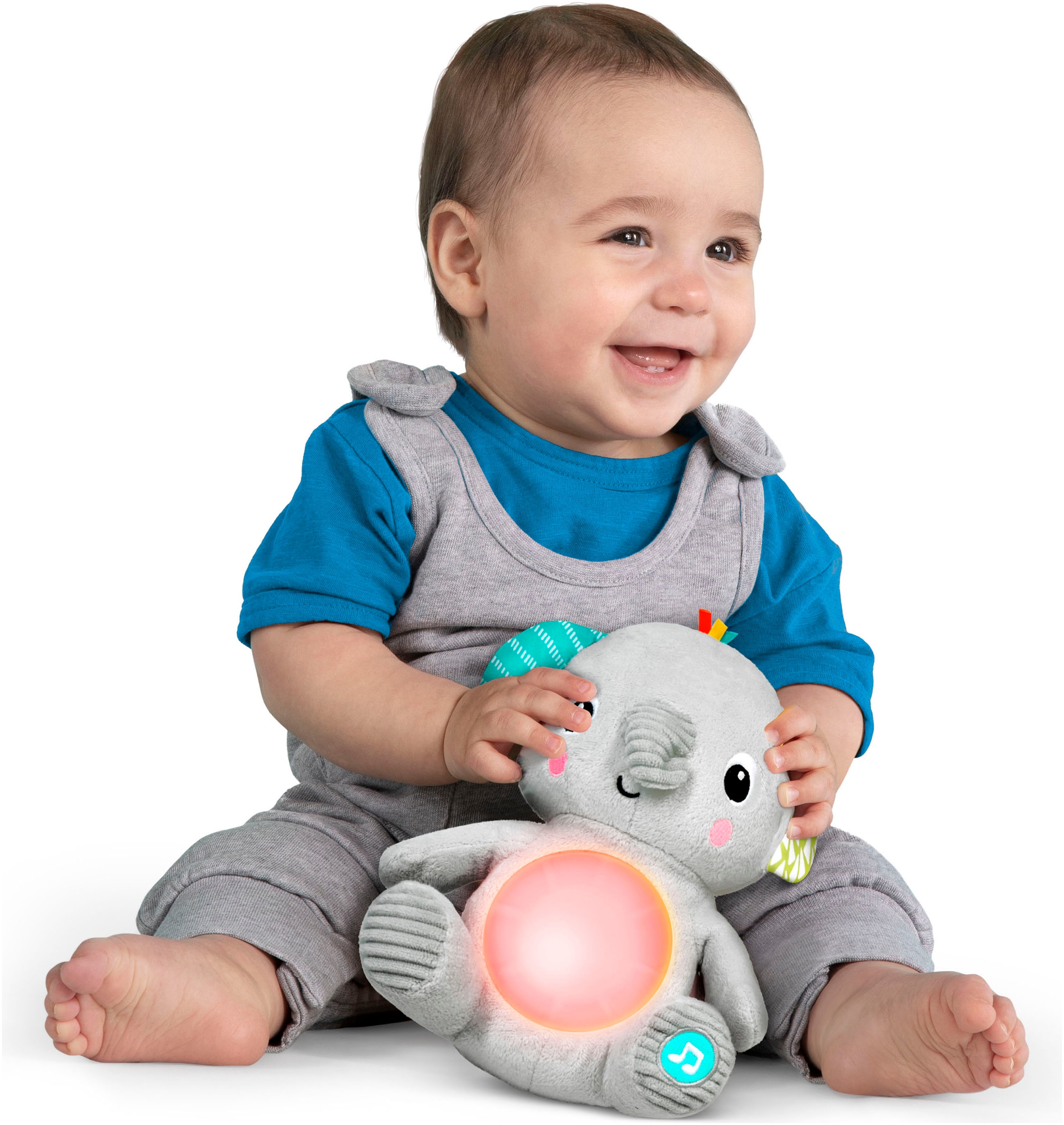 Bright Starts Plüschfigur »Hug-a-bye Baby™ Musical Light Up Soft Toy​« mit Licht und Soundeffekten