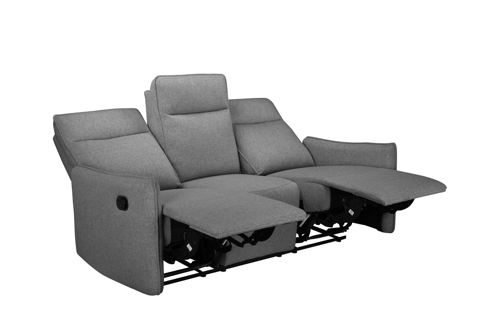 Dorel Home 3-Sitzer »Lugo, Kinosofa mit Reclinerfunktion in Kunstleder und Webstoff« mit manueller Relaxfunktion in 2 Sitzen