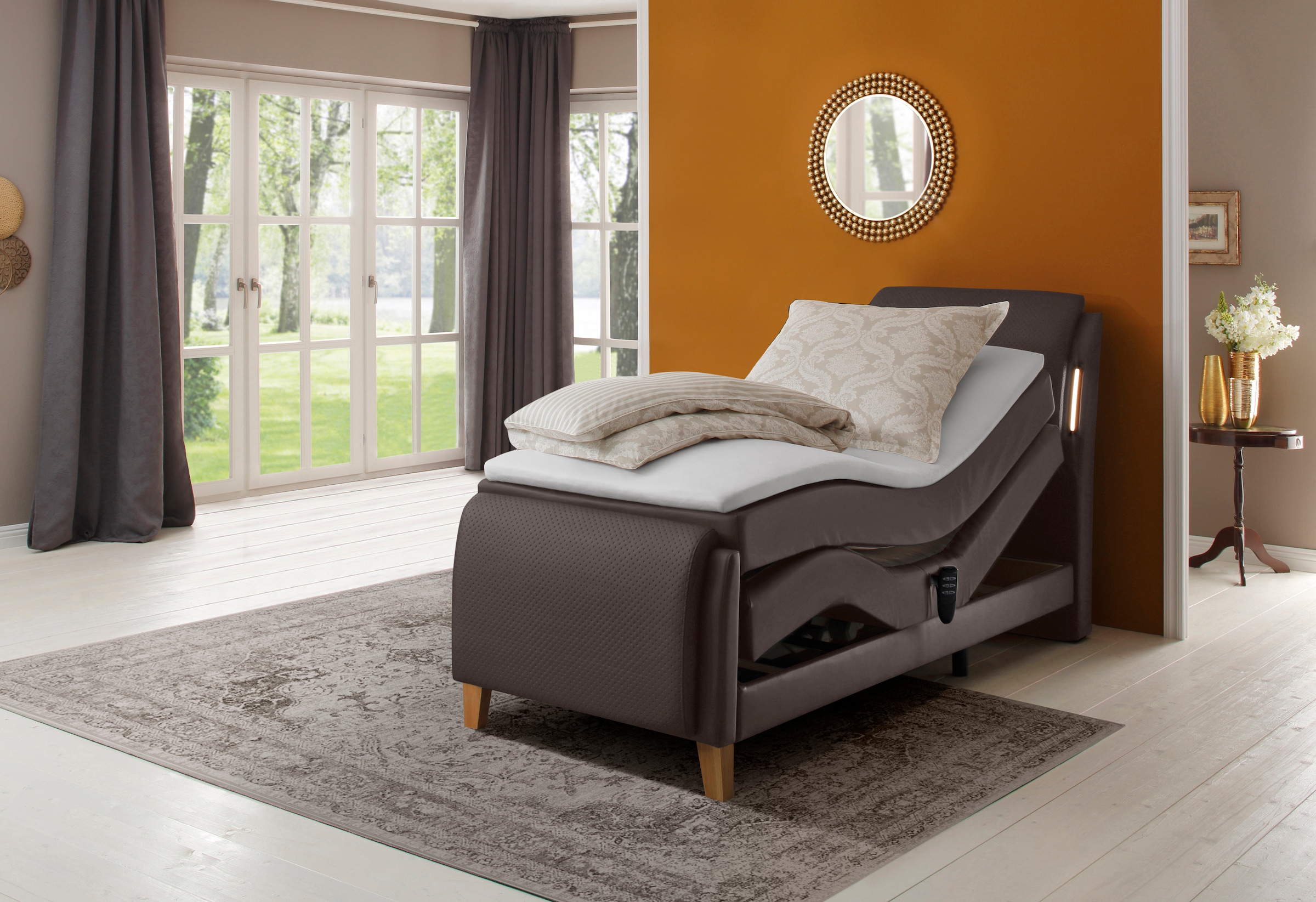 Home affaire Boxspringbett »Messina2« Liegekomfort elektrisch Verstellbar