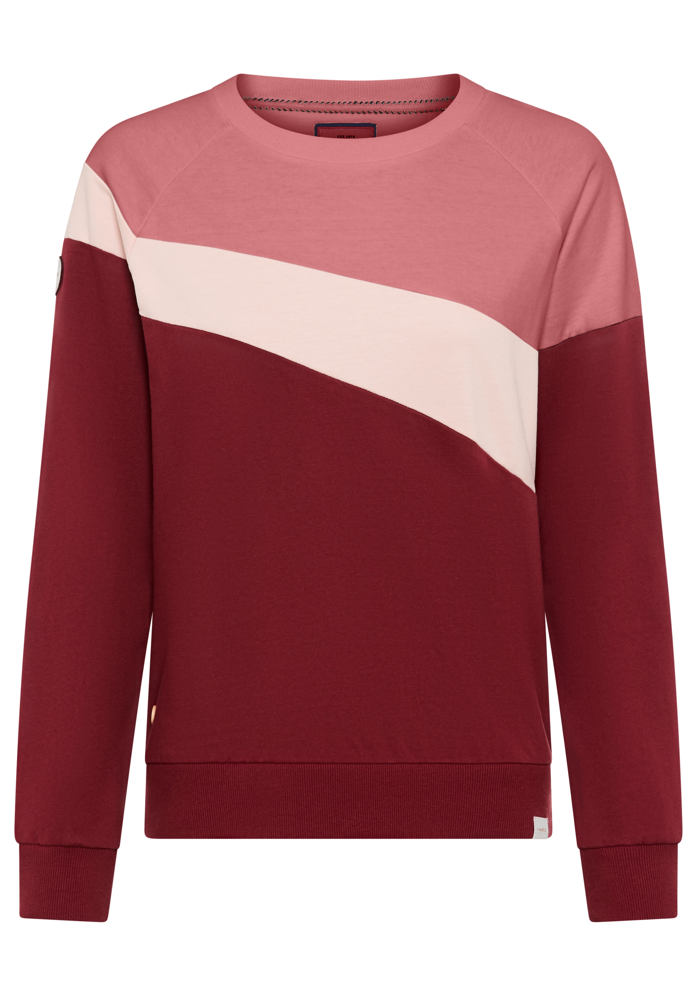 KangaROOS Sweatshirt im Colorblock Design mit süssen Details